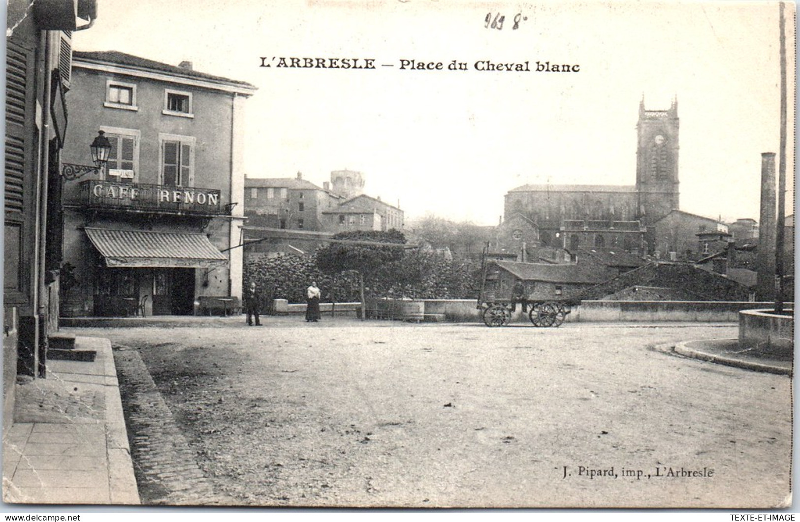 69 L'ARBRESLE - La Place Du Cheval Blanc. - L'Abresle