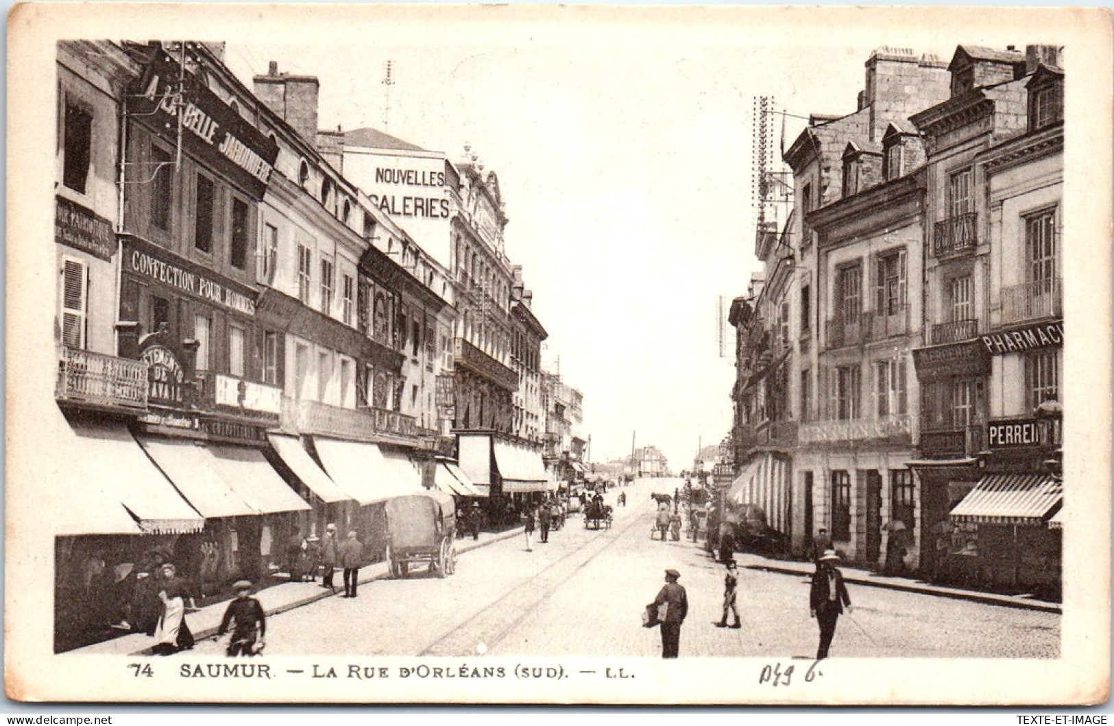 49 SAUMUR - Le Sud De La Rue D'orleans.  - Saumur