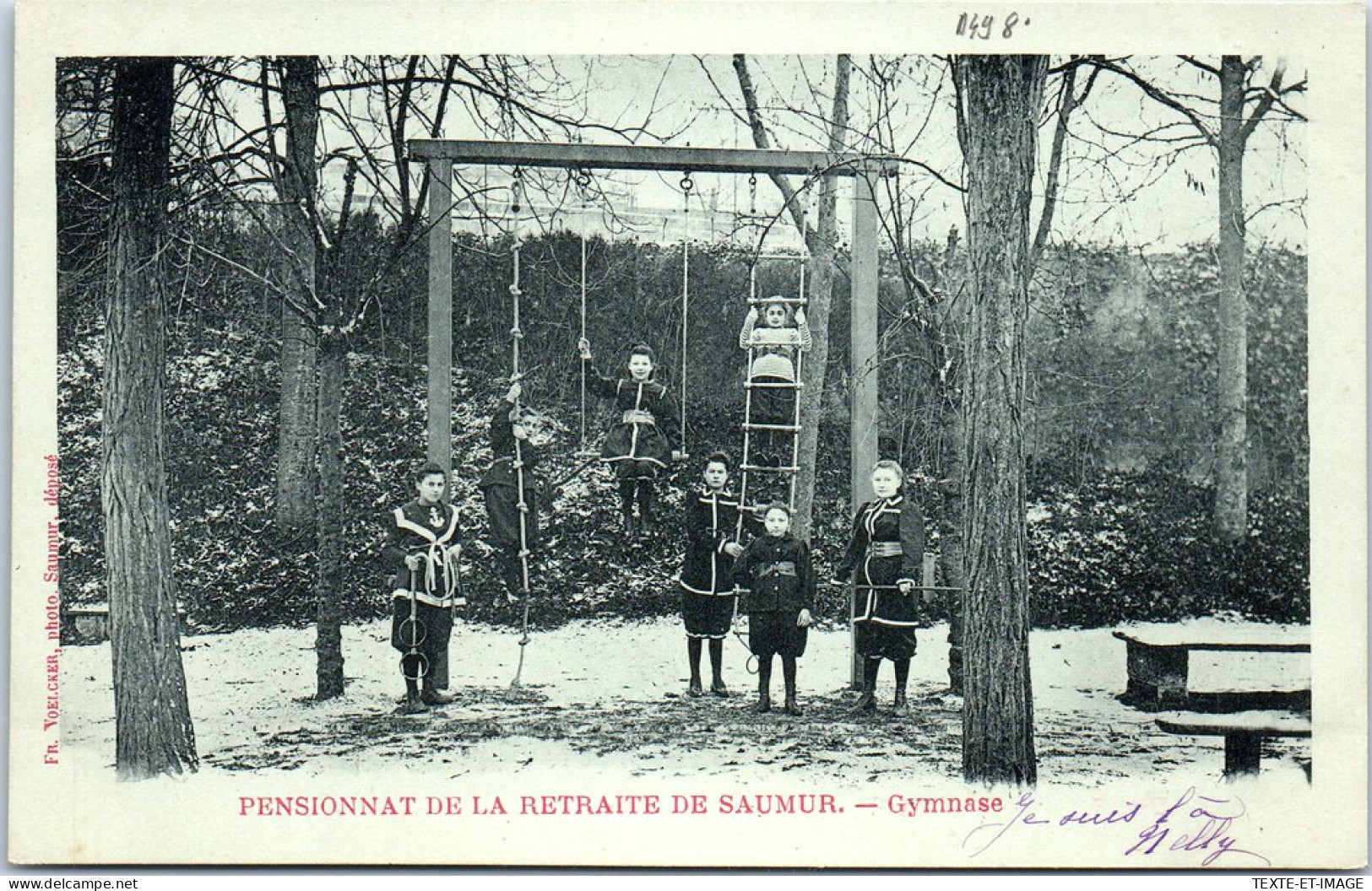 49 SAUMUR - Pensionnat De La Retraite De Saumur, Gymnase. - Saumur