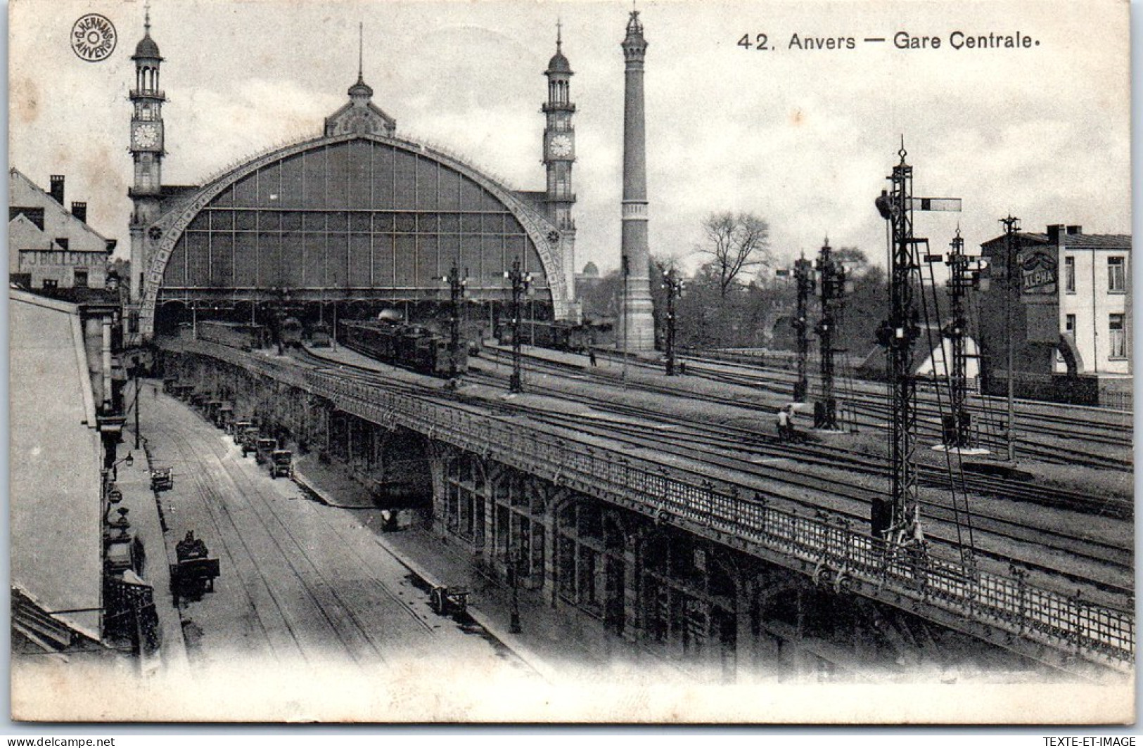Belgique - ANVERS - La Gare Centrale. - Autres & Non Classés