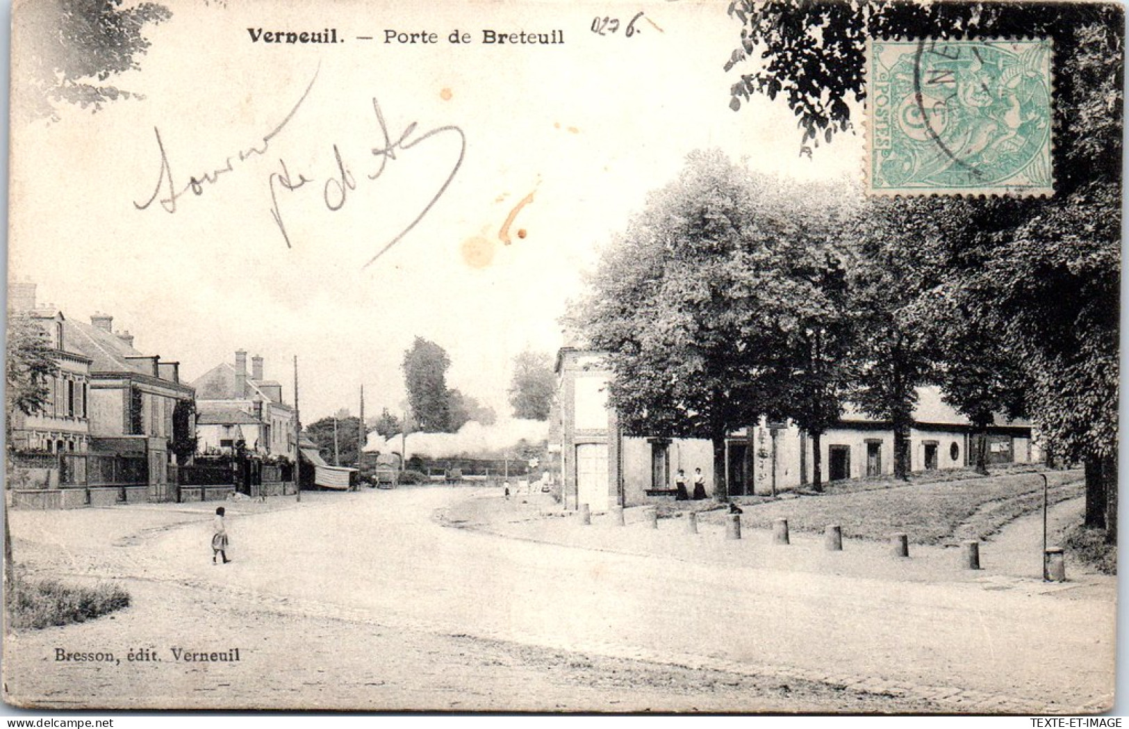 27 VERNEUIL - Vue De La Porte De Breteuil  - Verneuil-sur-Avre