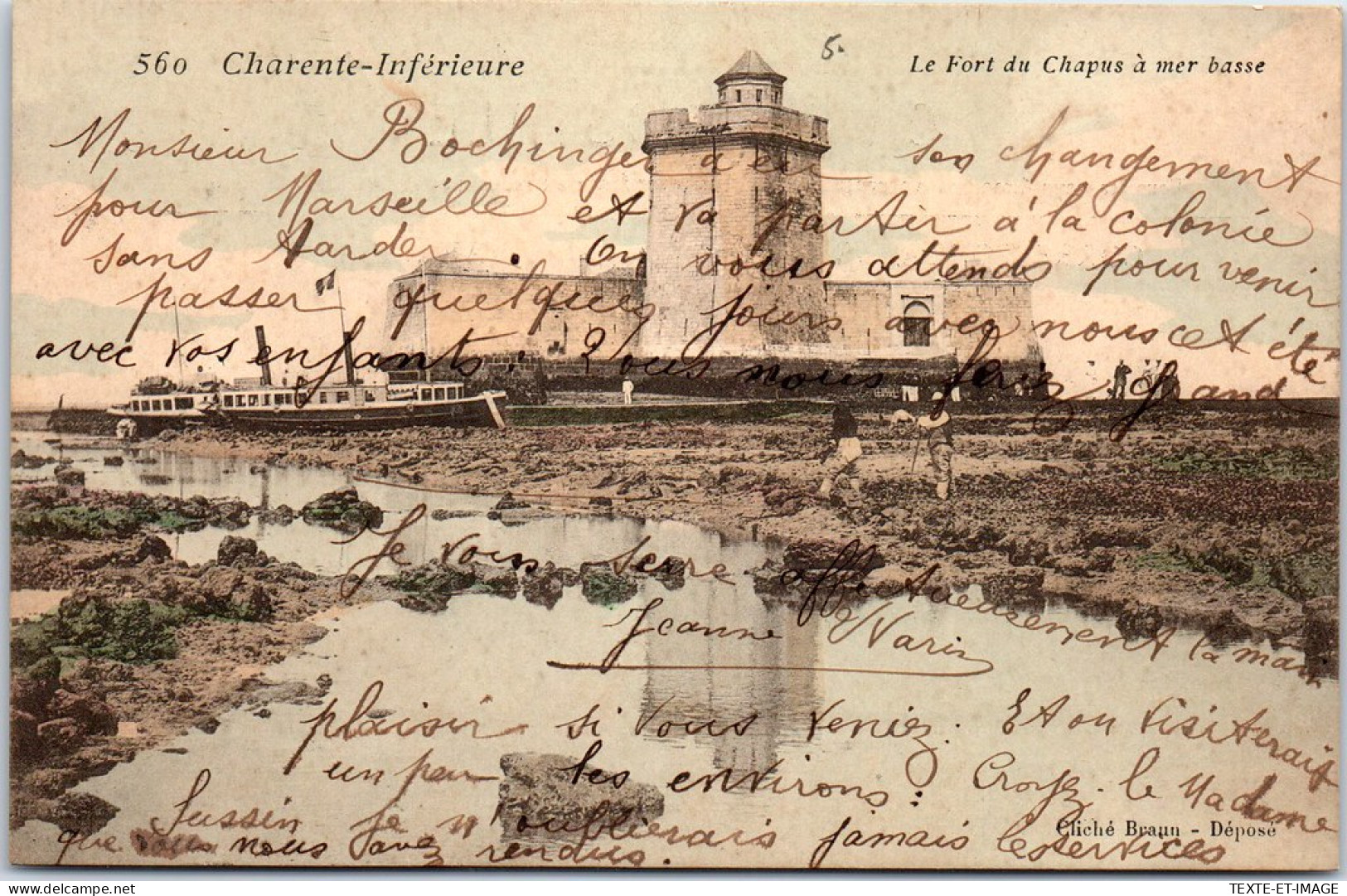 17 Le Fort Du Chapus A Mer Basse  - Autres & Non Classés