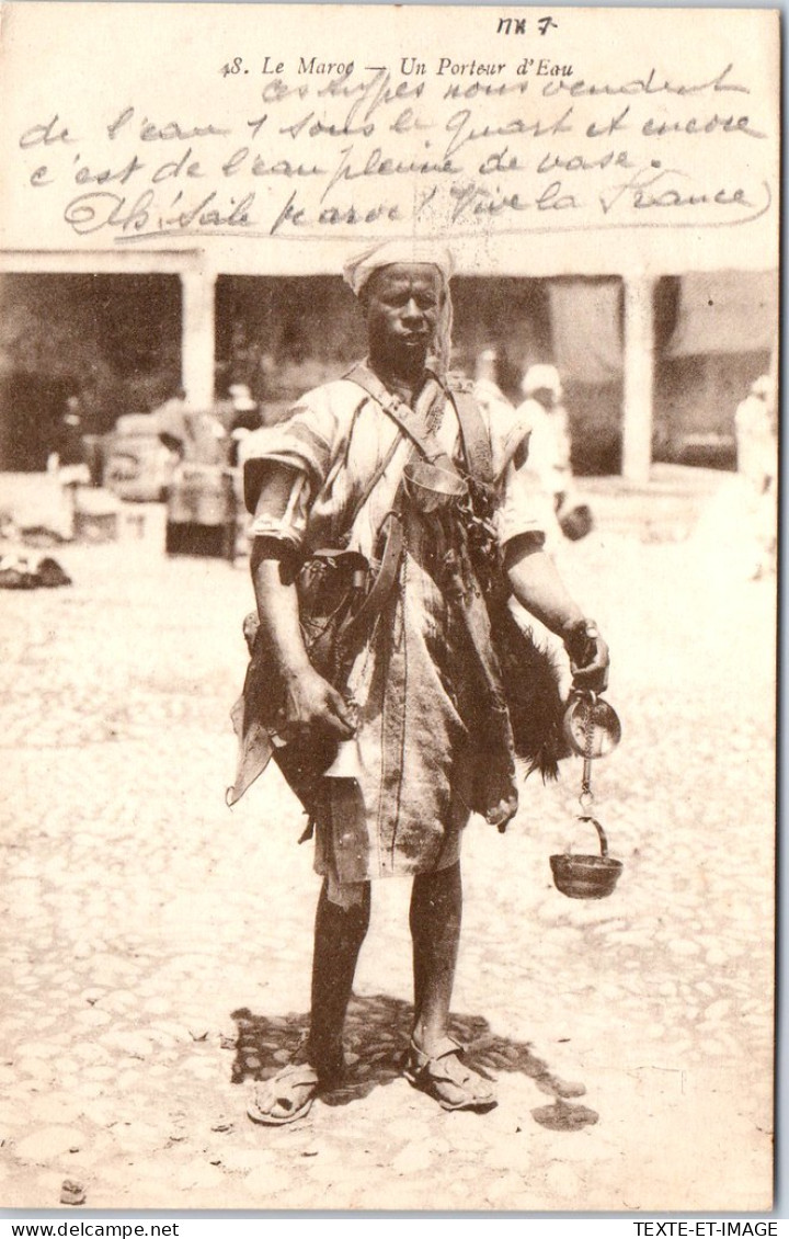 MAROC - Type De Porteur D'eau. - Sonstige & Ohne Zuordnung