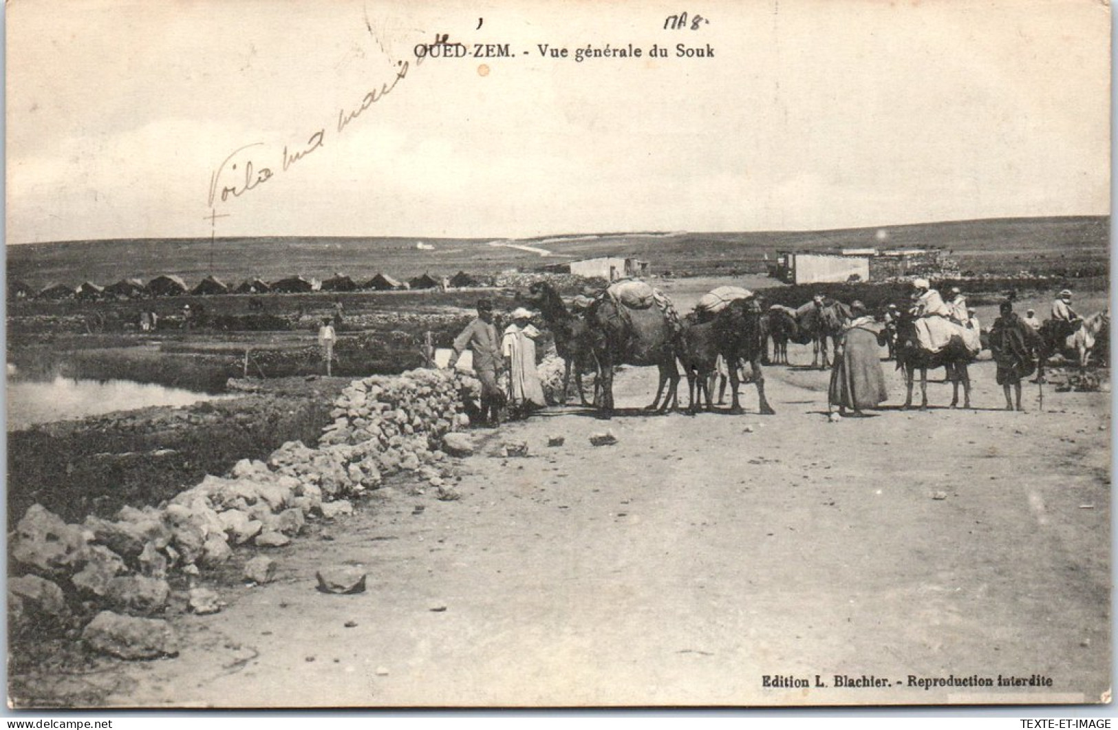 MAROC - OUED ZEM - Vue Generale Du Souk - Autres & Non Classés