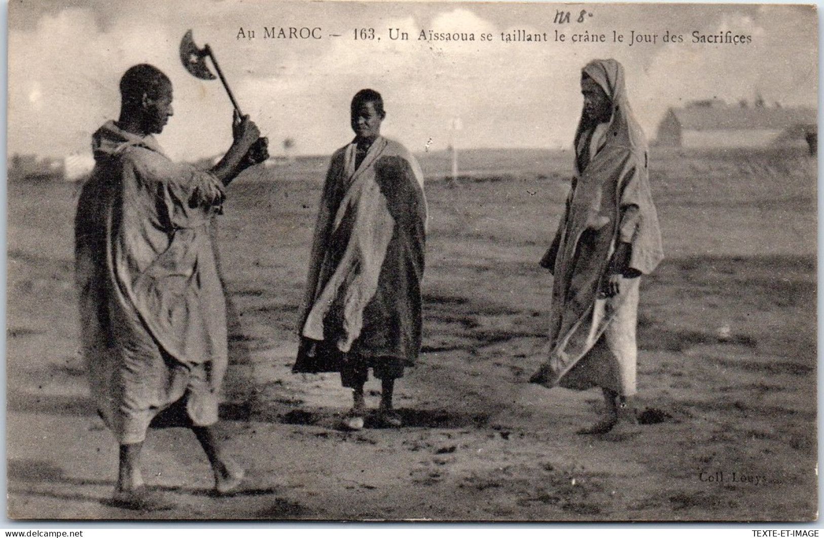 MAROC - Un Aussaoua Se Taillant Le Crane Jour Des Sacrifices - Sonstige & Ohne Zuordnung