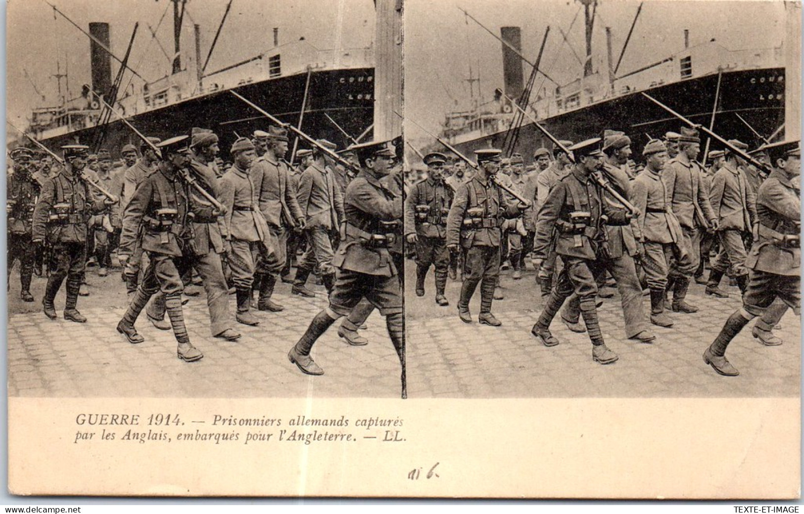 MILITARIA 1914-1918 - Embarquement De Prisonniers Allemands  - Weltkrieg 1914-18