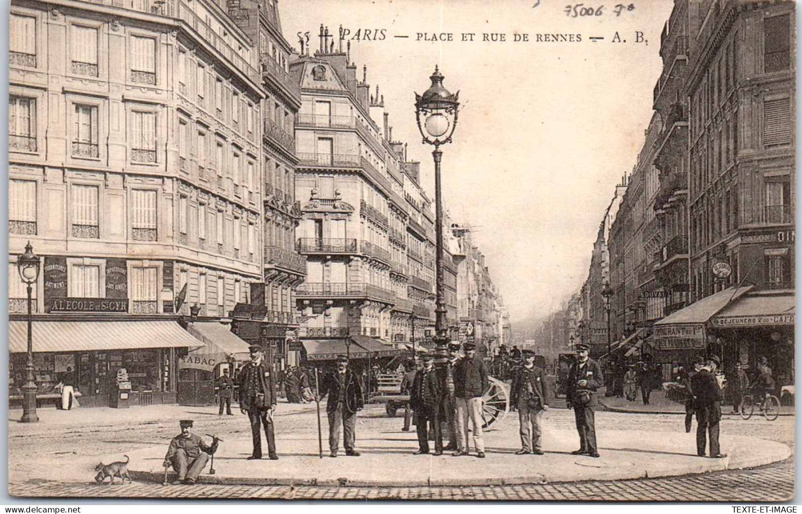 75006 PARIS - Place Et Rue De Rennes  - Arrondissement: 06