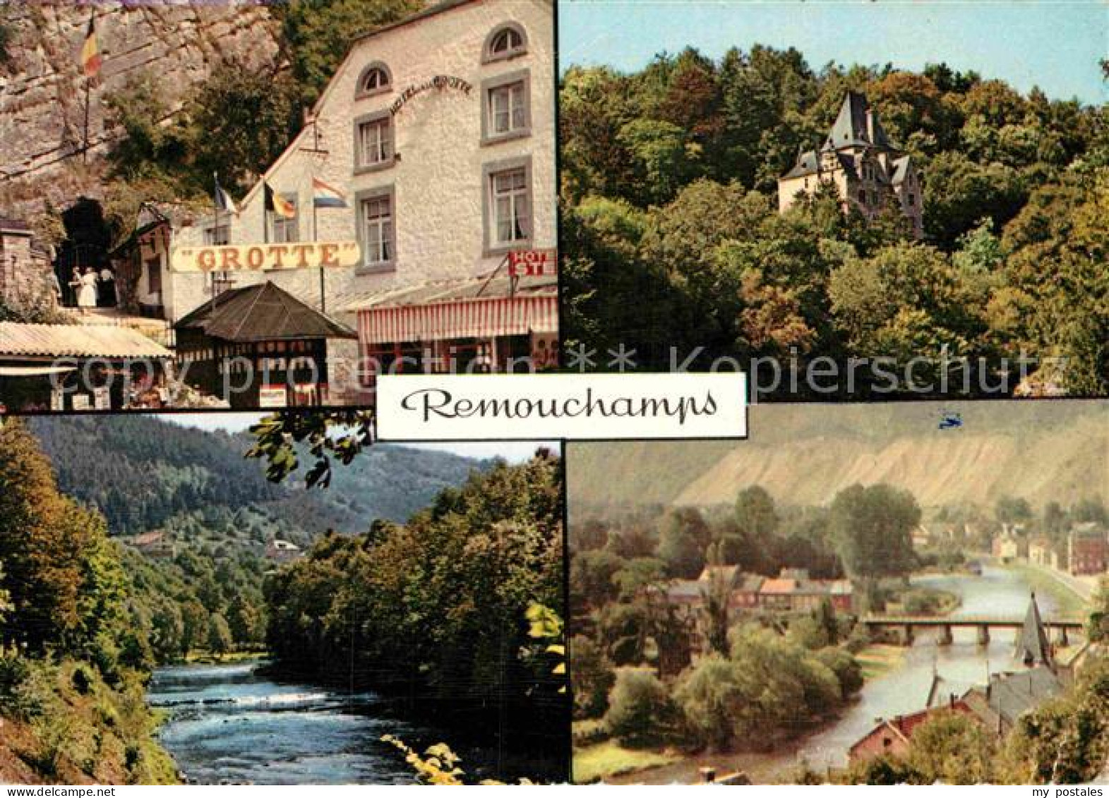 72908321 Remouchamps Liege Grotte Flusspartien Remouchamps Liege - Andere & Zonder Classificatie