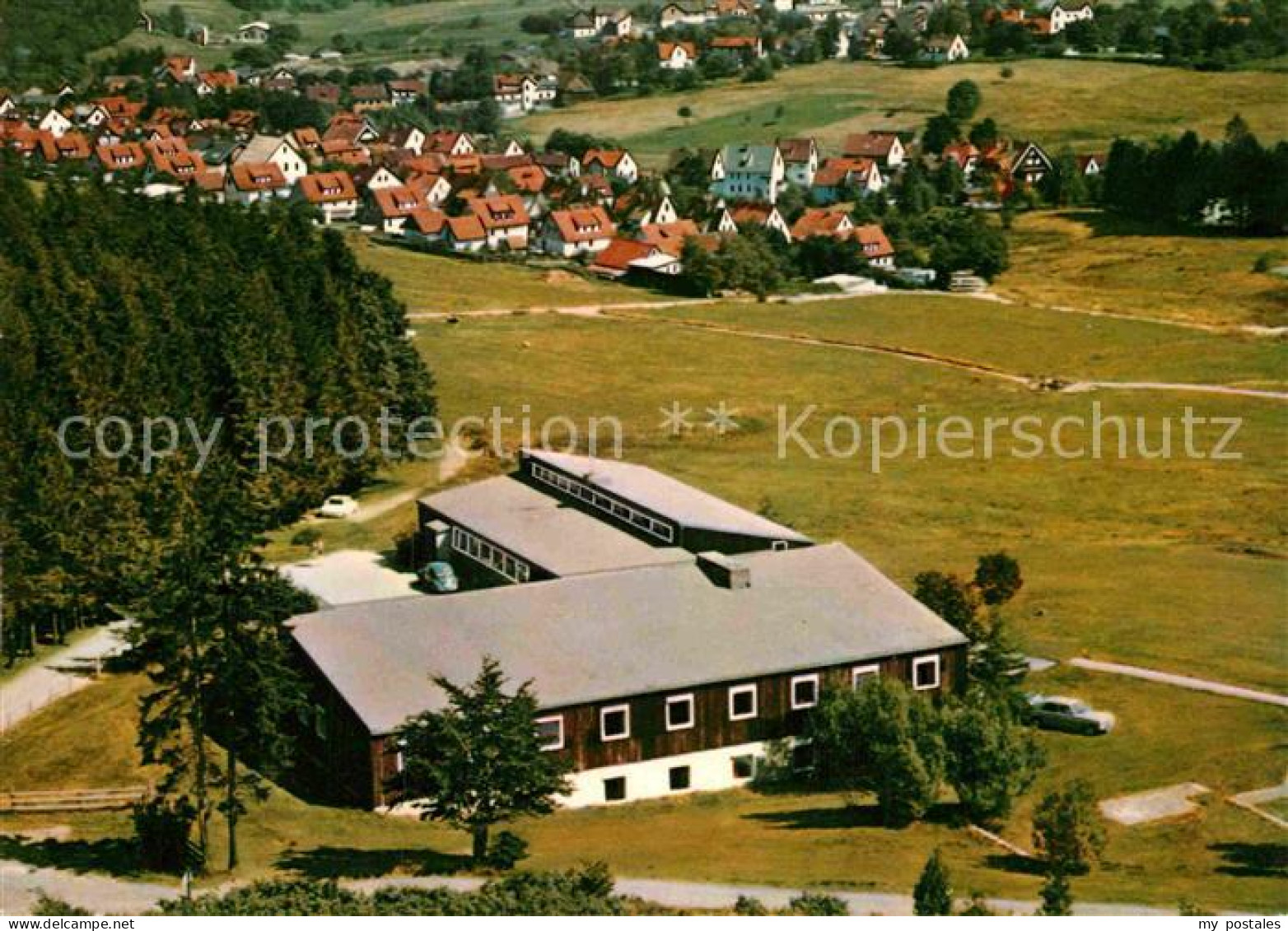 72908310 Braunlage Fliegeraufnahme Jugendherberge  Braunlage - Other & Unclassified