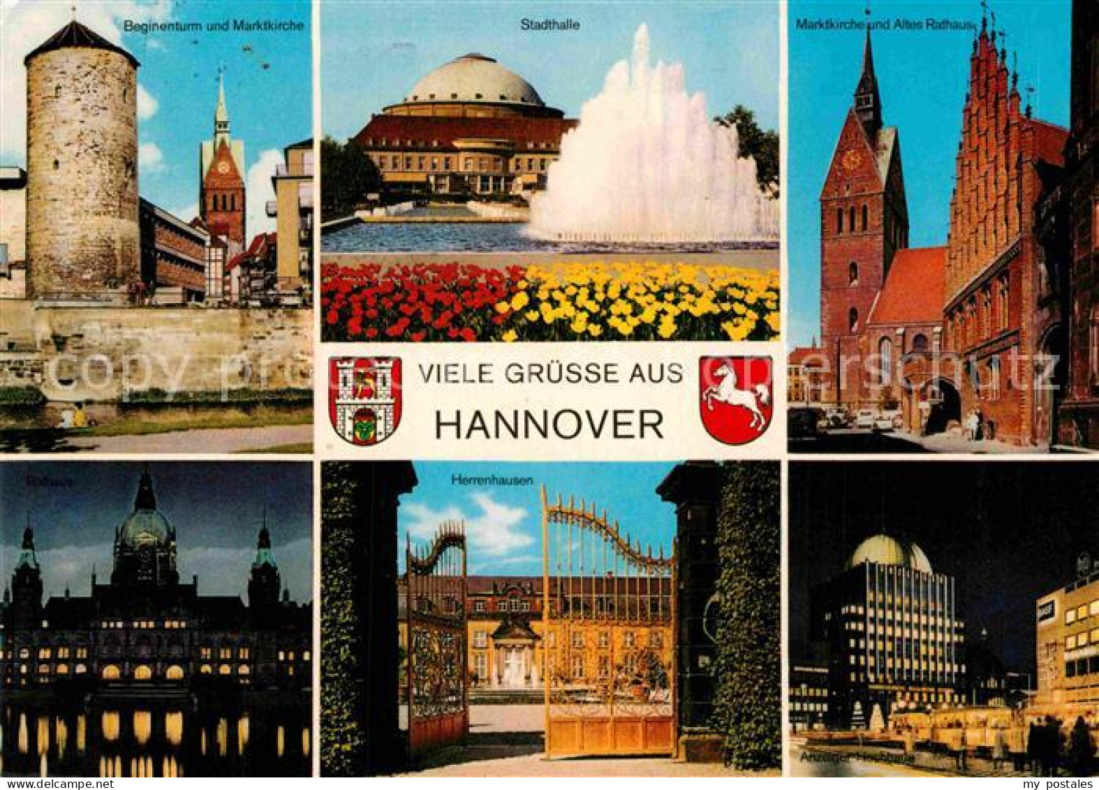 72908055 Hannover Beginenturm Marktkirche Altes Rathaus Herrenhausen Hannover - Hannover