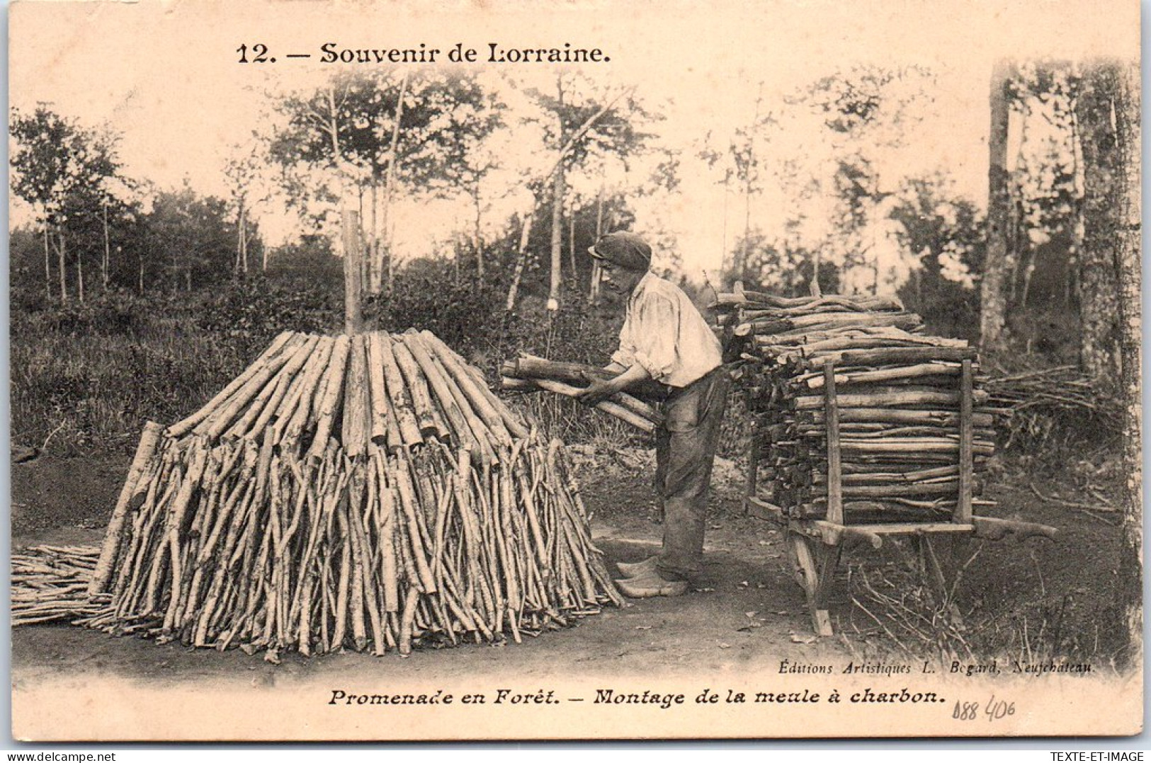 88 Promenade En Foret - Montage De La Meul A Charbon  - Autres & Non Classés