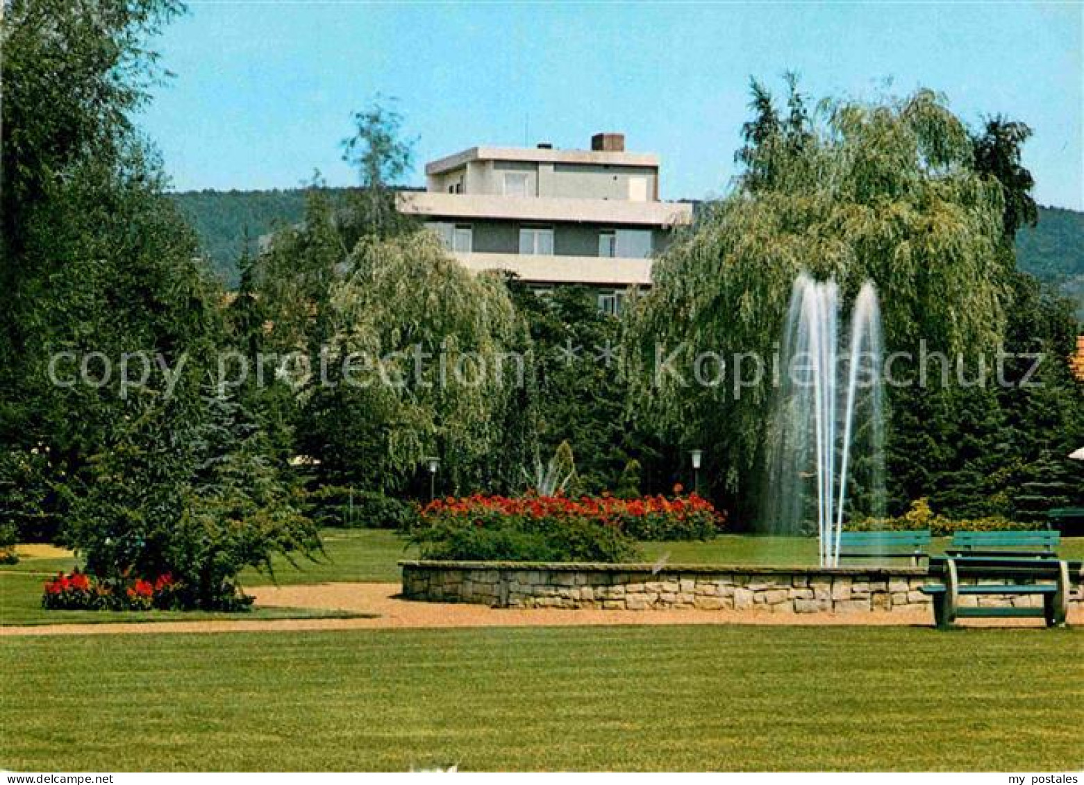 72908003 Bad Oexen Eidinghausen Sanatorium Kurpark Fontaene Bad Oexen Eidinghaus - Bad Oeynhausen