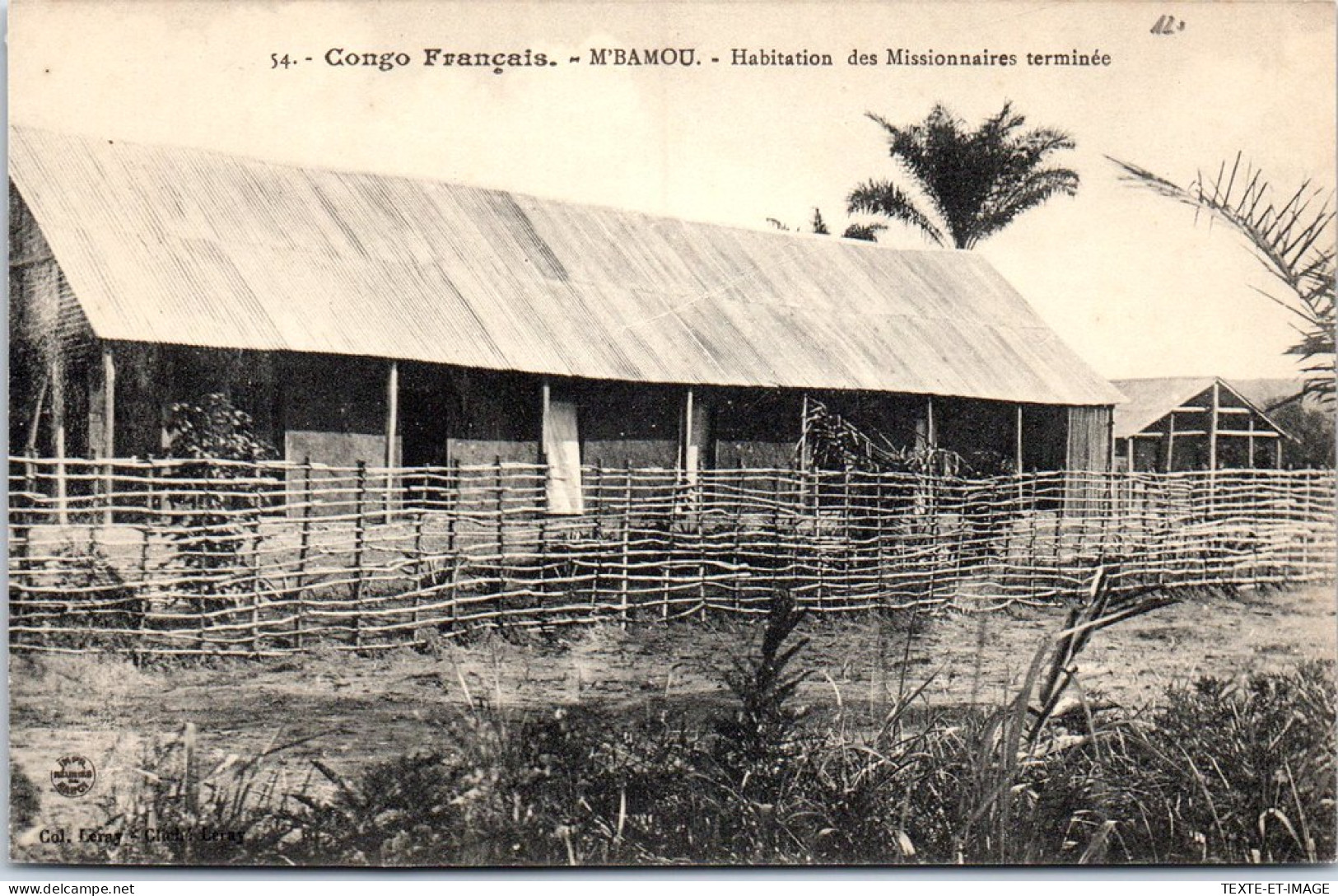 CONGO - M'BAMOU - Habitation Des Missionnaires  - French Congo