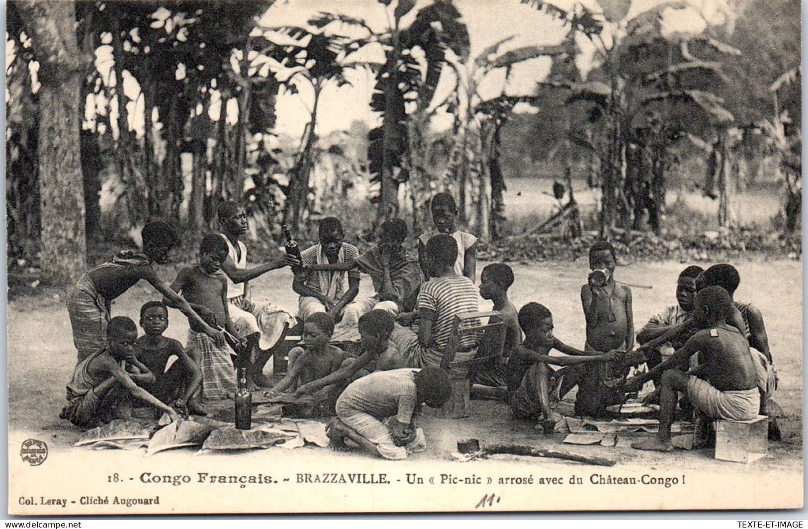 CONGO - BRAZZAVILLE - Un Pic Nic Arrose Au CHATEAUcongo - French Congo