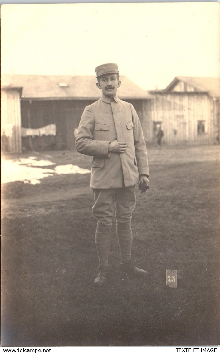 MILITARIA 14/18 CARTE PHOTO AUSBURG - Prisonnier (167 Sur Le Col) - Weltkrieg 1914-18