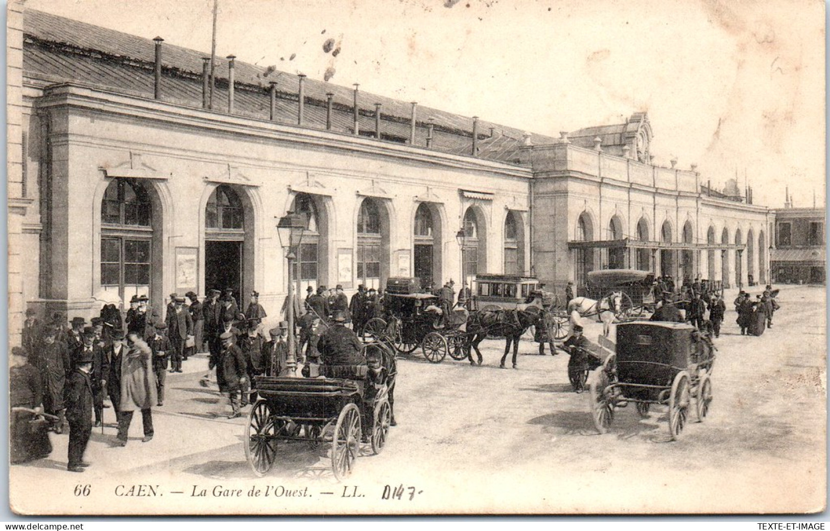14 CAEN - Facade De La Gare De L'ouest. - Caen