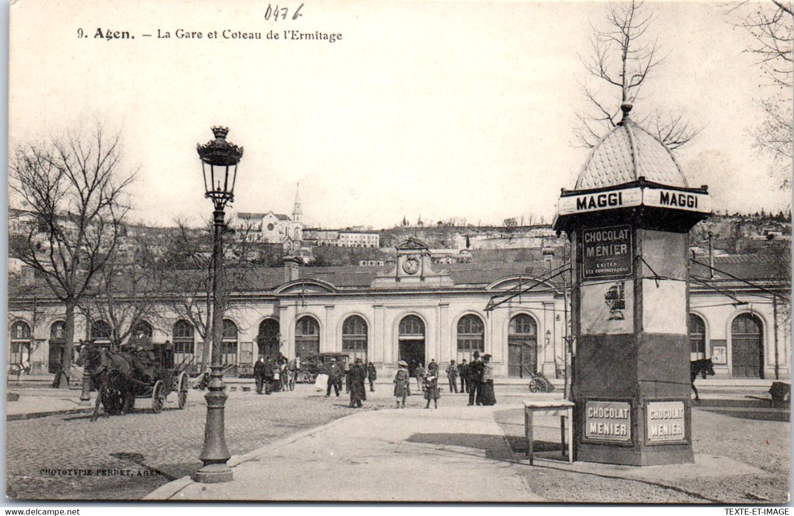 47 AGEN - La Gare Et Coteau De L'ermitage  - Agen