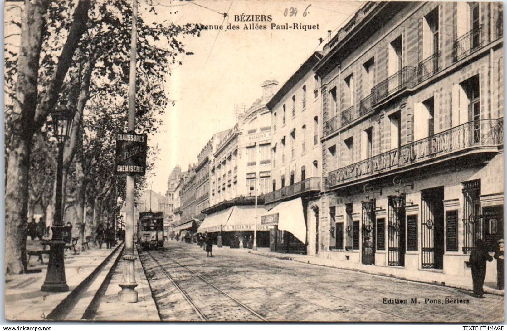 34 BEZIERS - Avenue Des Allees Paul Riquet  - Beziers