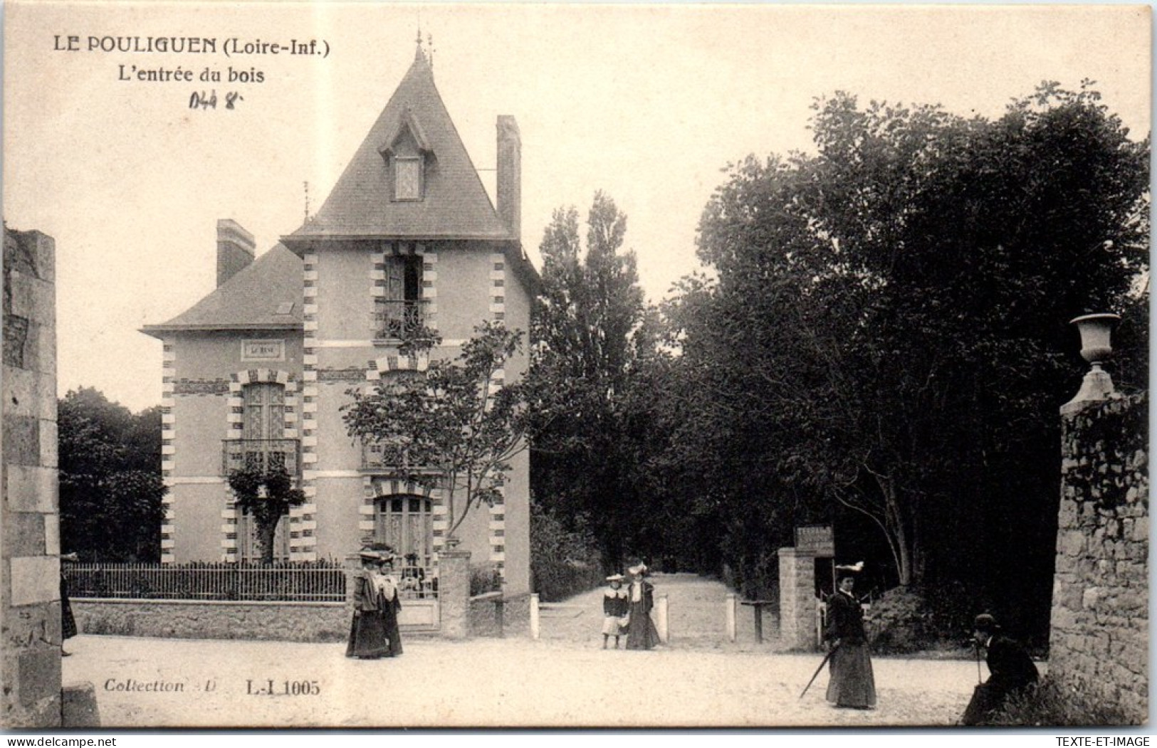 44 LE POULIGUEN - L'entree Du Bois. - Le Pouliguen