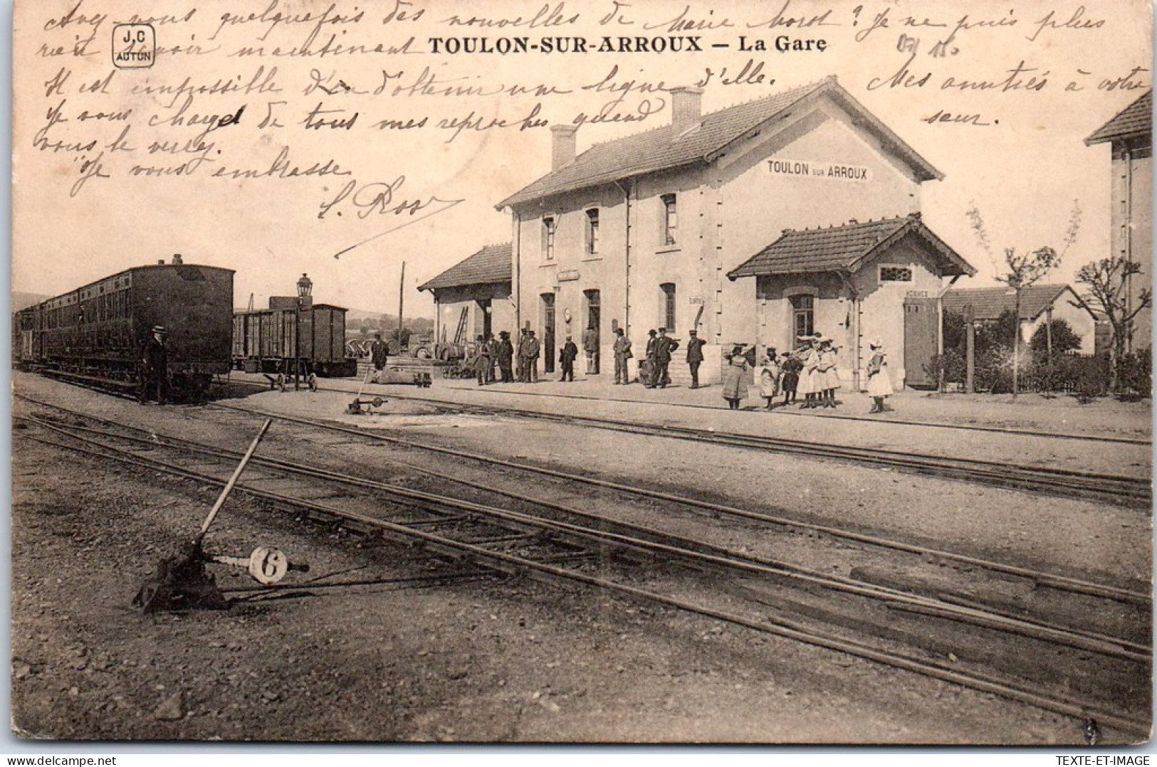 71 TOULON SUR ARROUX - Vue De La Gare. - Andere & Zonder Classificatie