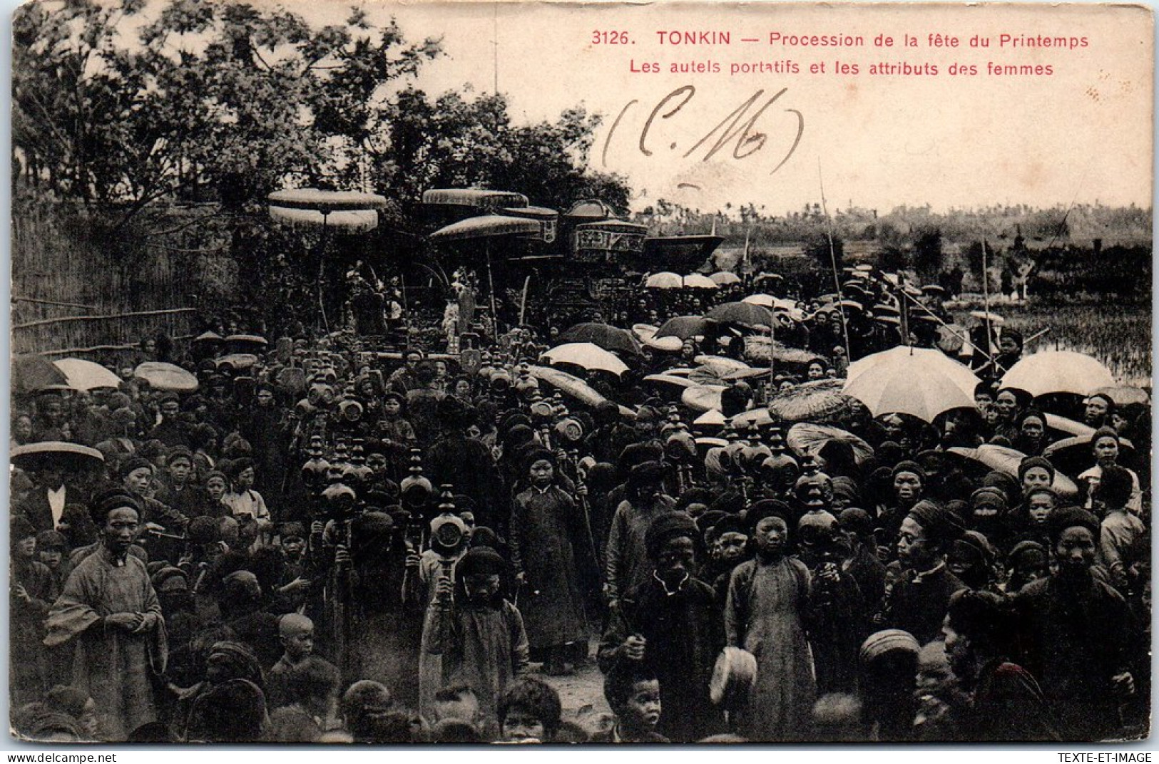 INDOCHINE - Procession De La Fete De Printemps  - Viêt-Nam