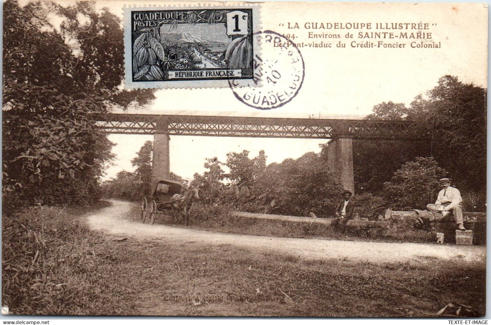 971 GUADELOUPE - SAINTE MARIE - Pont Du Credit Foncier Colonial  - Altri & Non Classificati