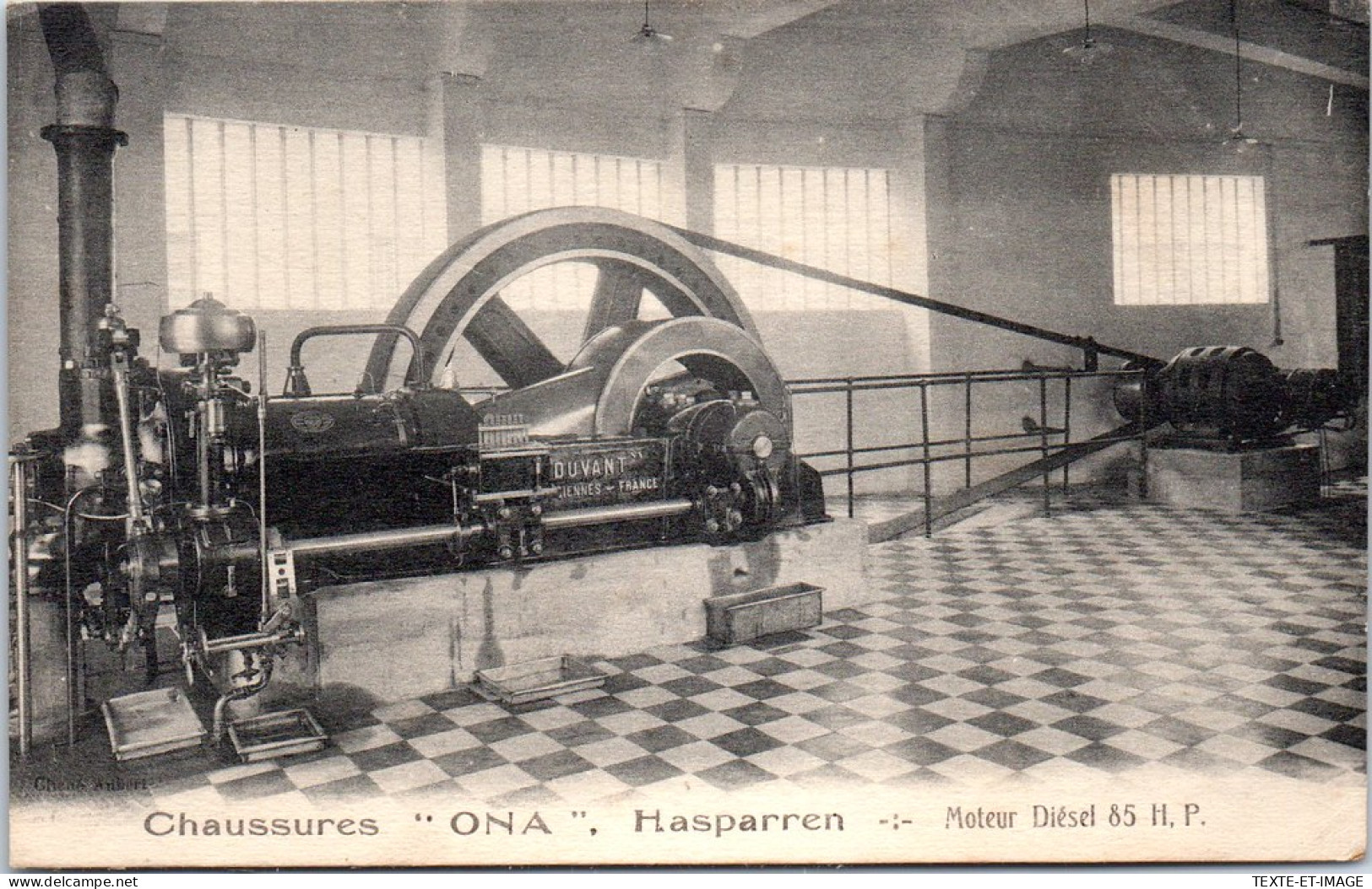 64 HASPARREN - Moteur De L'usine De Chaussures ONA  - Other & Unclassified