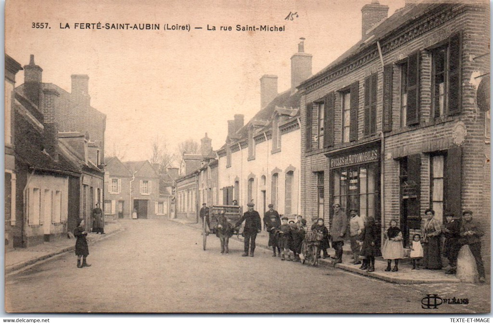 45 LA FERTE SAINT AUBIN - La Rue Saint Michel. - La Ferte Saint Aubin