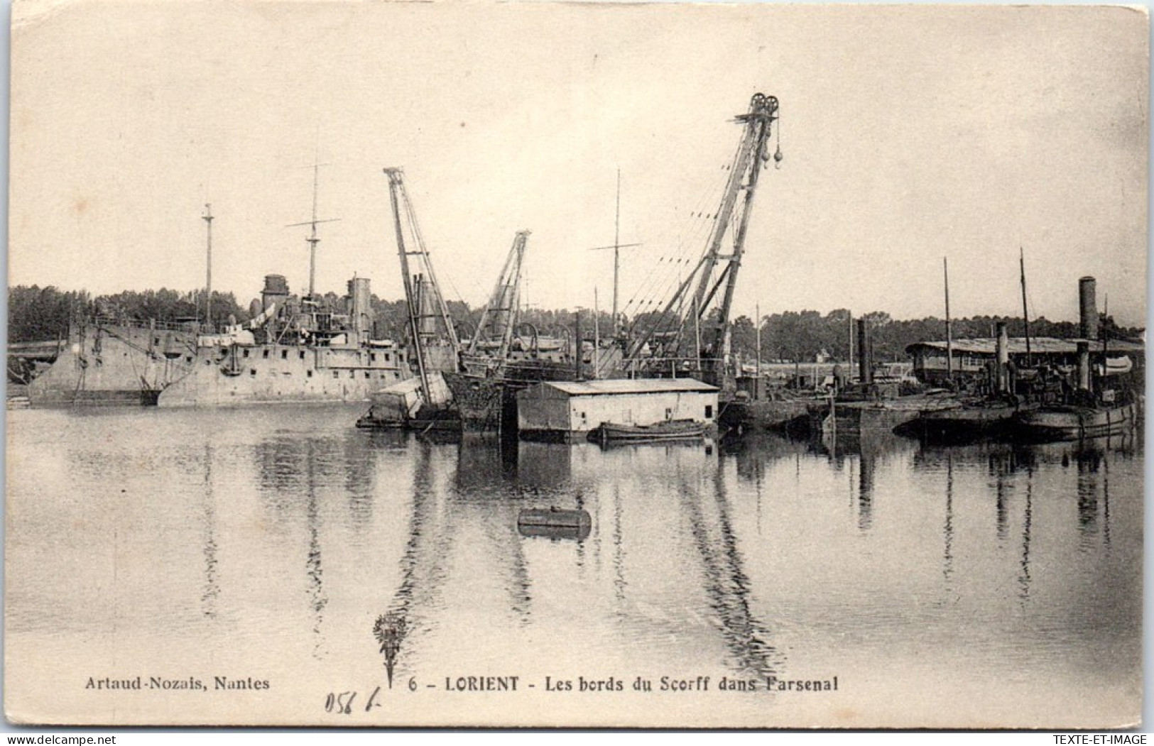 56 LORIENT - Bords Du Scorff Dans L'arsenal. - Lorient