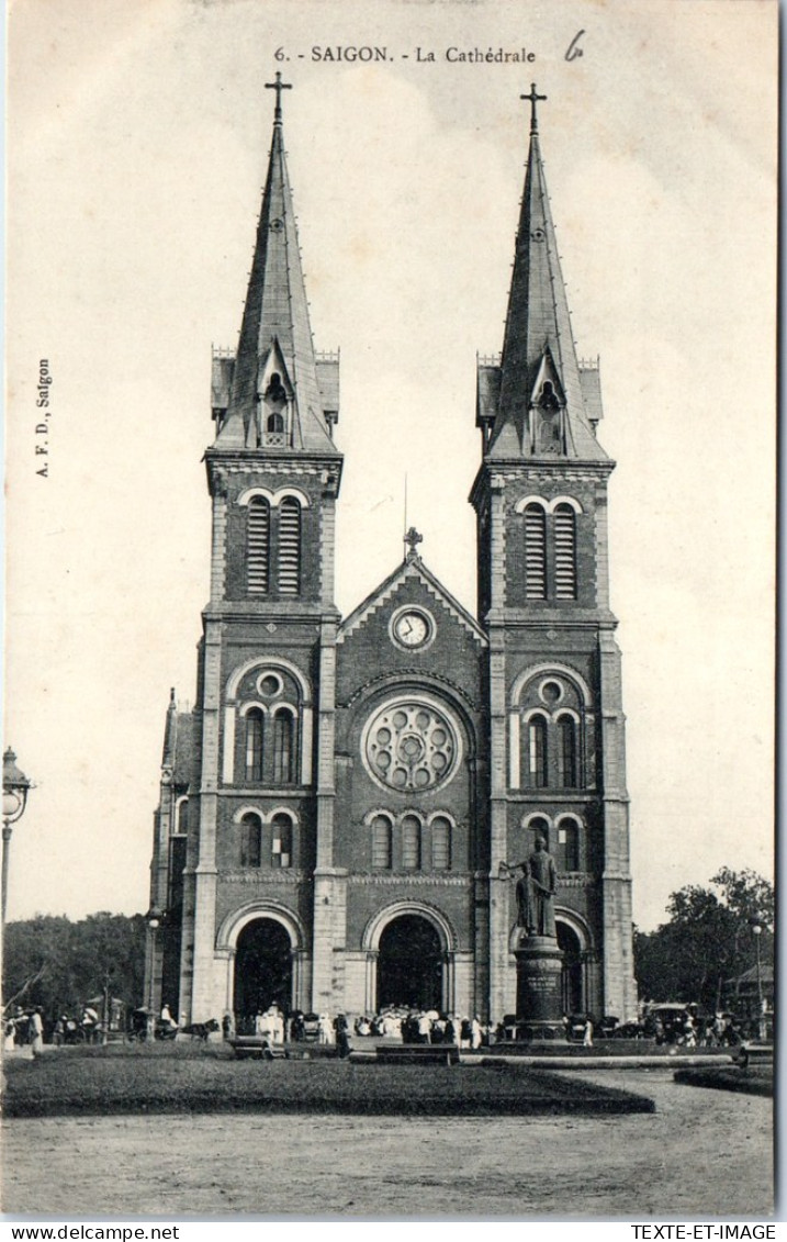 INDOCHINE - SAIGON - Facade De La Cathedrale  - Viêt-Nam