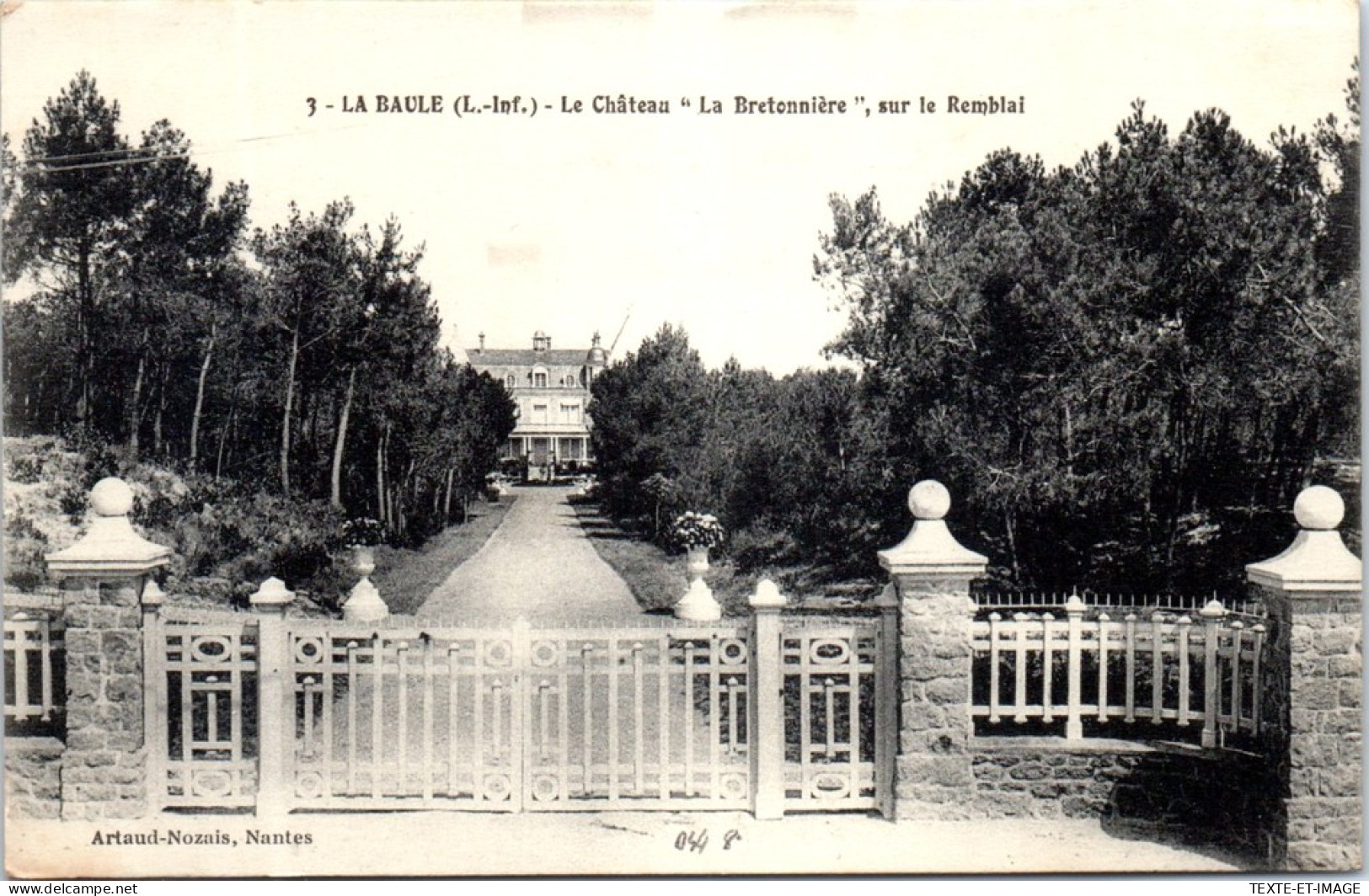 44 LA BAULE - Le Chateau, La Bretonniere Sur Le Remblai  - La Baule-Escoublac