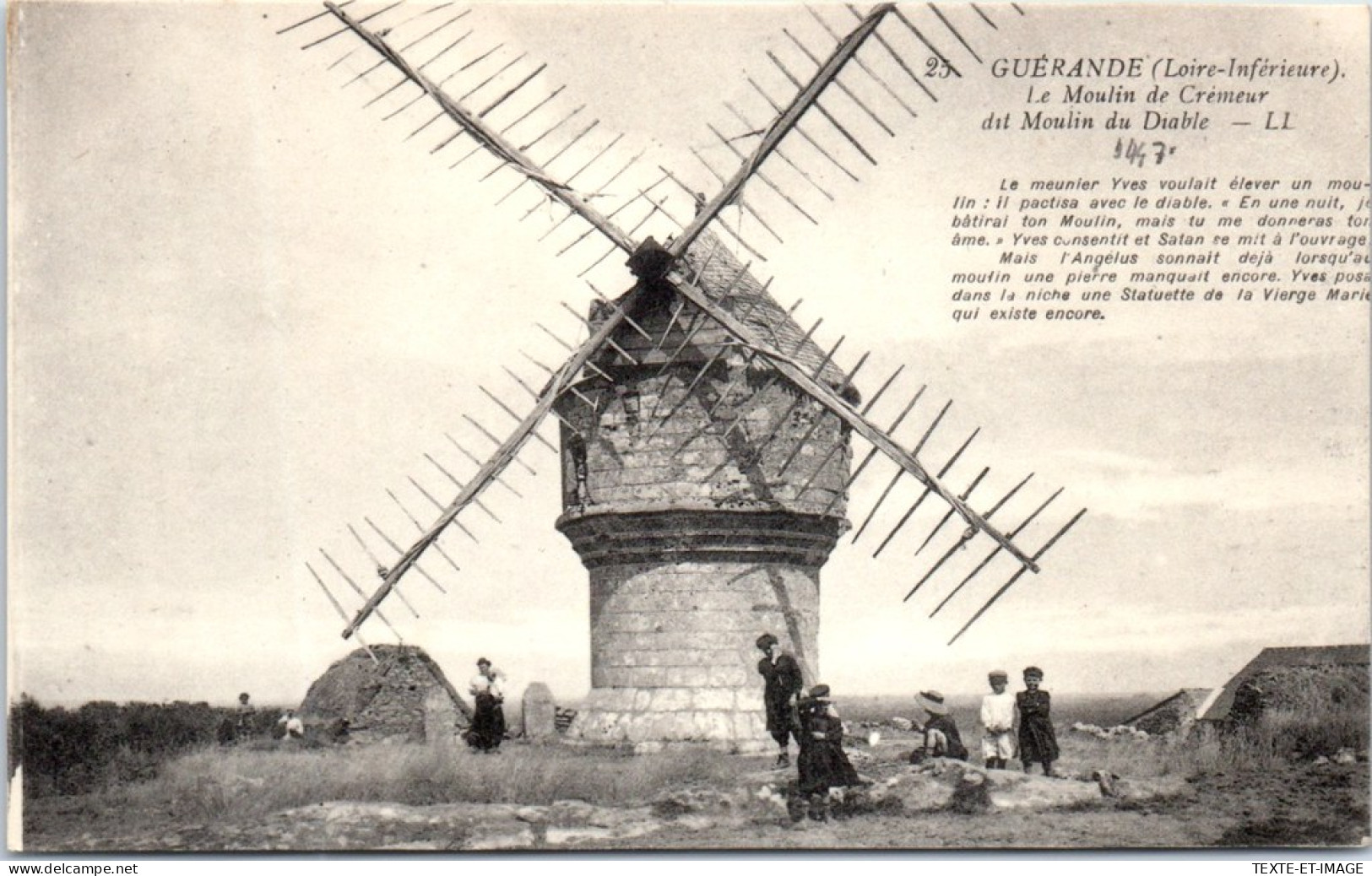 44 GUERANDE - Moulin De Cremeur Dit Du Diable  - Guérande