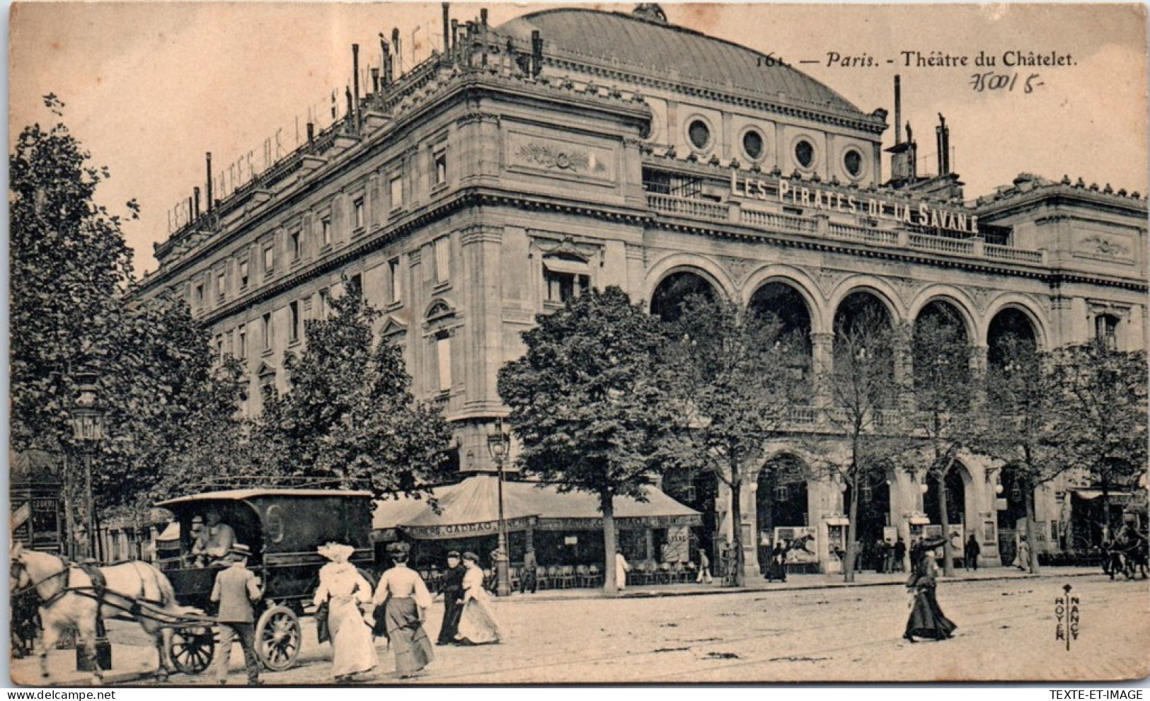 75001 PARIS - Le Theatre Du Chatelet. - Distretto: 01