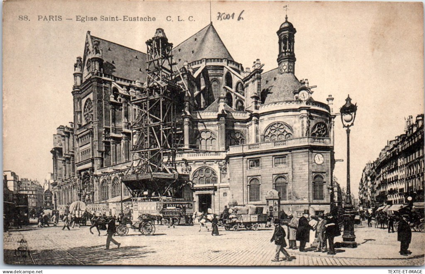 75001 PARIS - Eglise Saint Eustache. - Arrondissement: 01