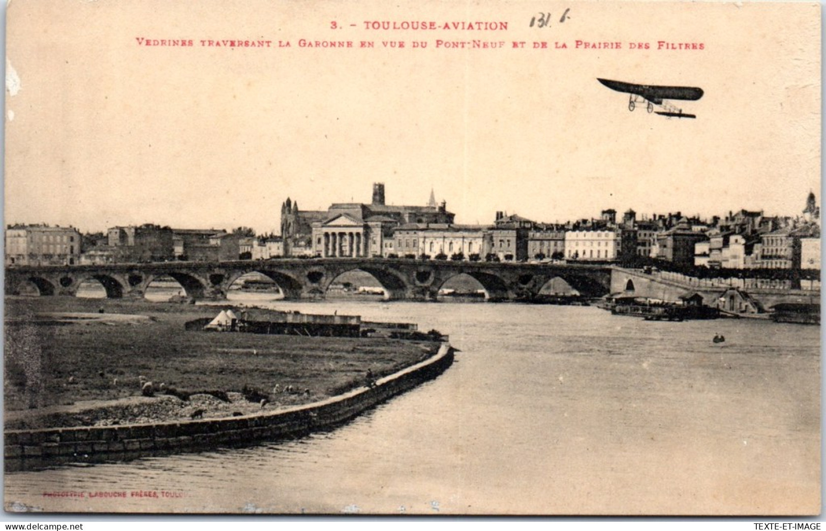 31 TOULOUSE - Aviation, Vedrines Traversant La Garonne - Toulouse