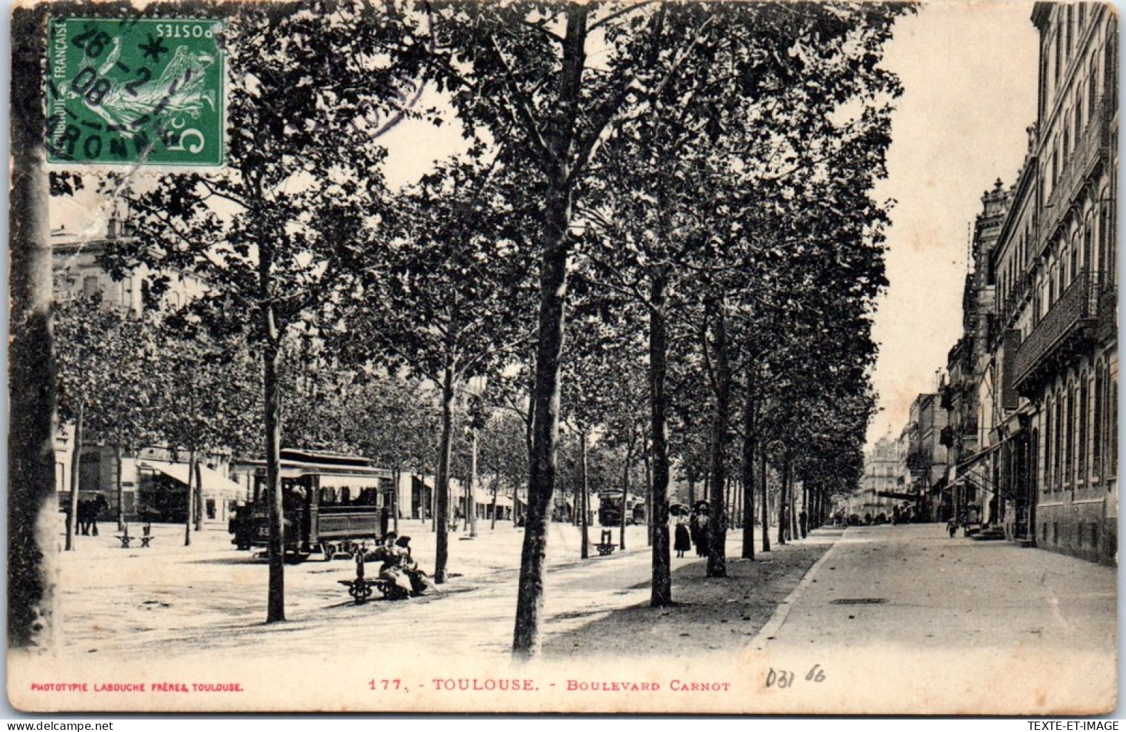 31 TOULOUSE - Le Boulevard Carnot. - Toulouse