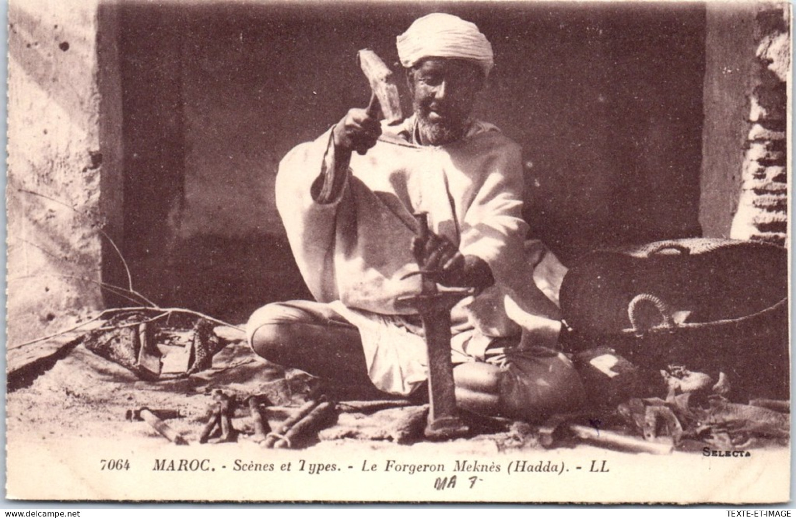 MAROC - MEKNES - Type De Forgeron - Meknès