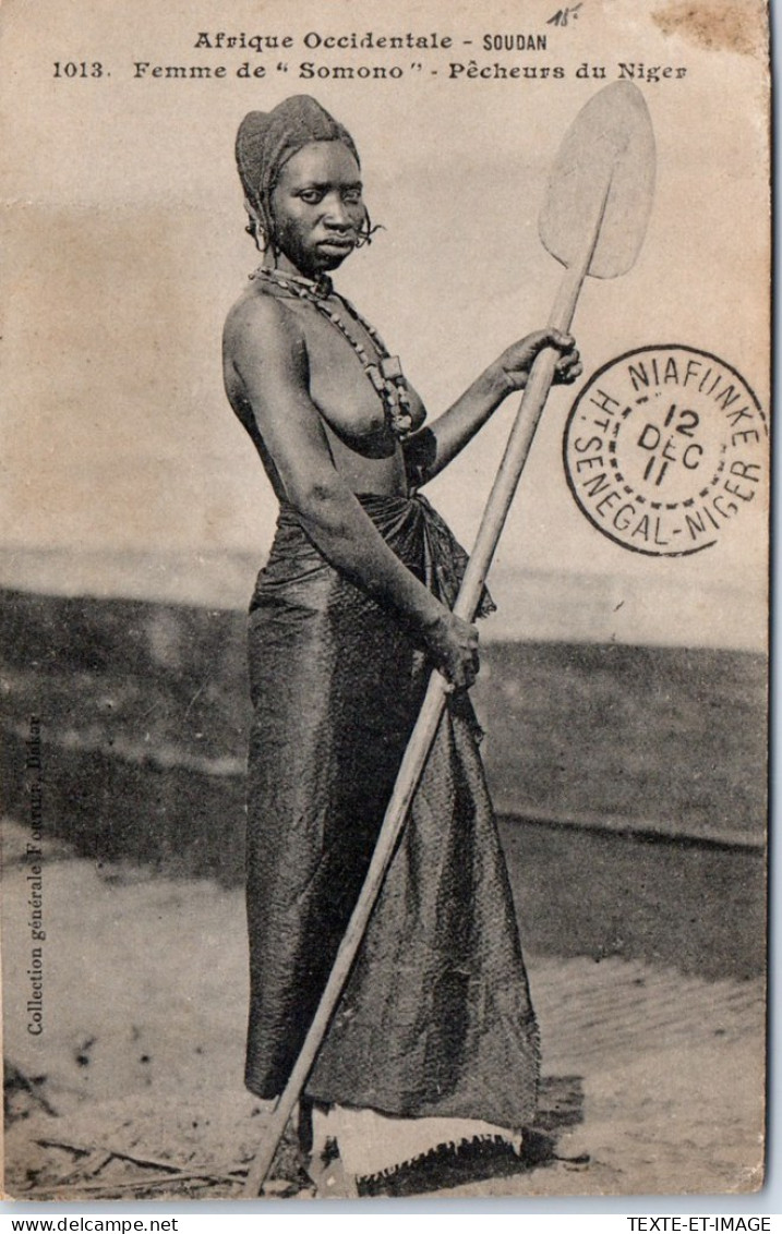 SOUDAN - Femme Somono Pecheuse Du Niger - Soedan