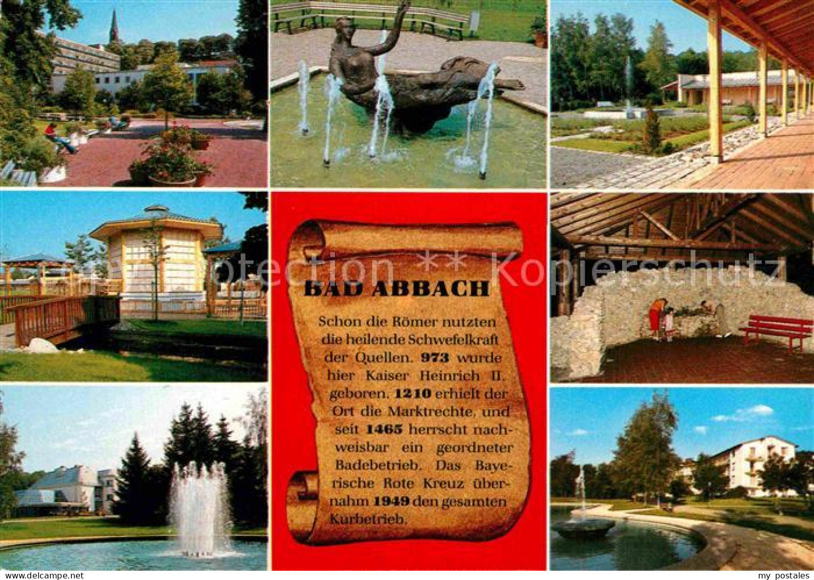 72907402 Bad Abbach Park Fontaene Brunnen  Alkofen - Bad Abbach