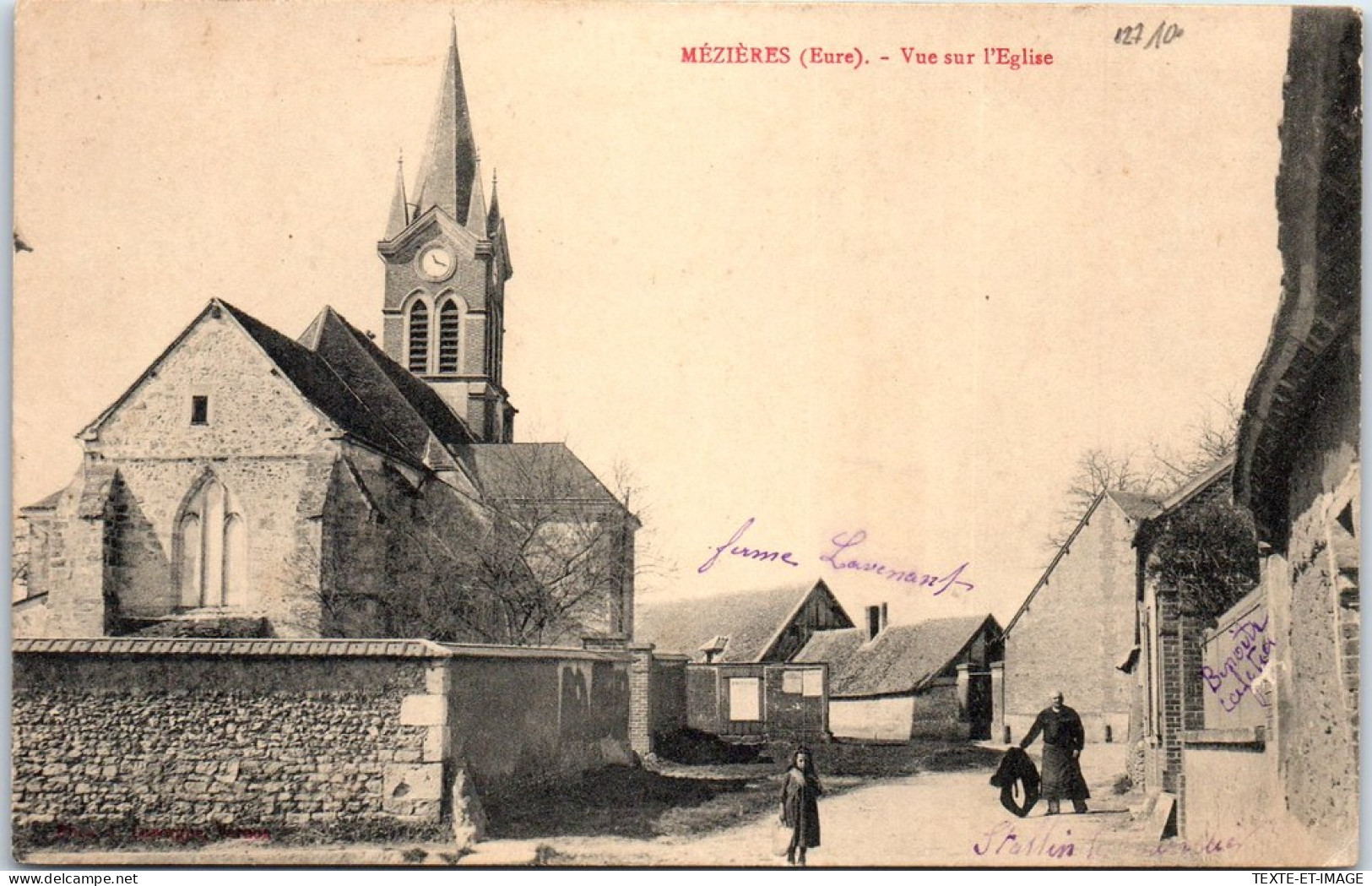 27 MEZIERES - Vue Sur L'eglise  - Sonstige & Ohne Zuordnung