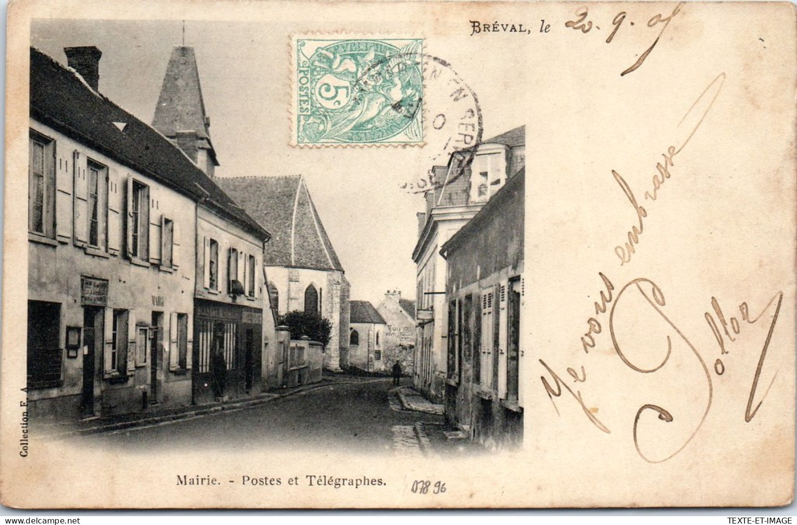 27 BREVAL - Mairie, Poste Et Telegraphes  - Other & Unclassified