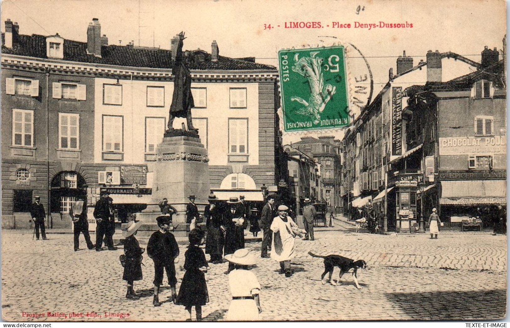 87 LIMOGES - La Place Denys Dussoubs. - Limoges