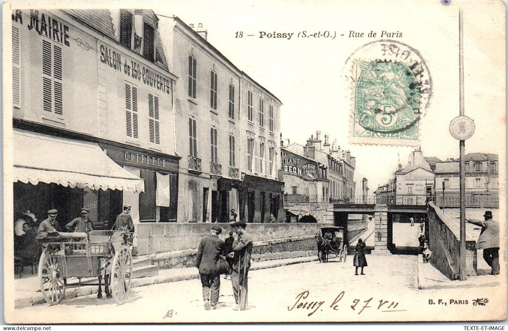 78  POISSY - La Rue De Paris  - Poissy