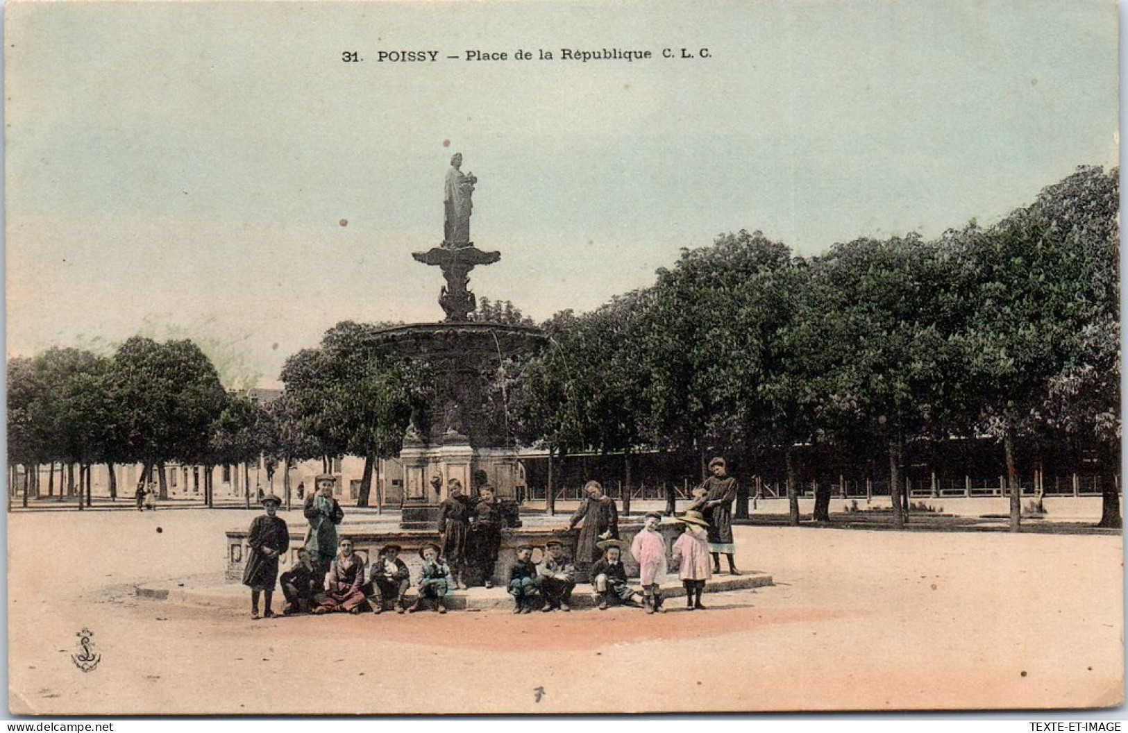 78  POISSY - Fontaine Place De La Republique - Poissy