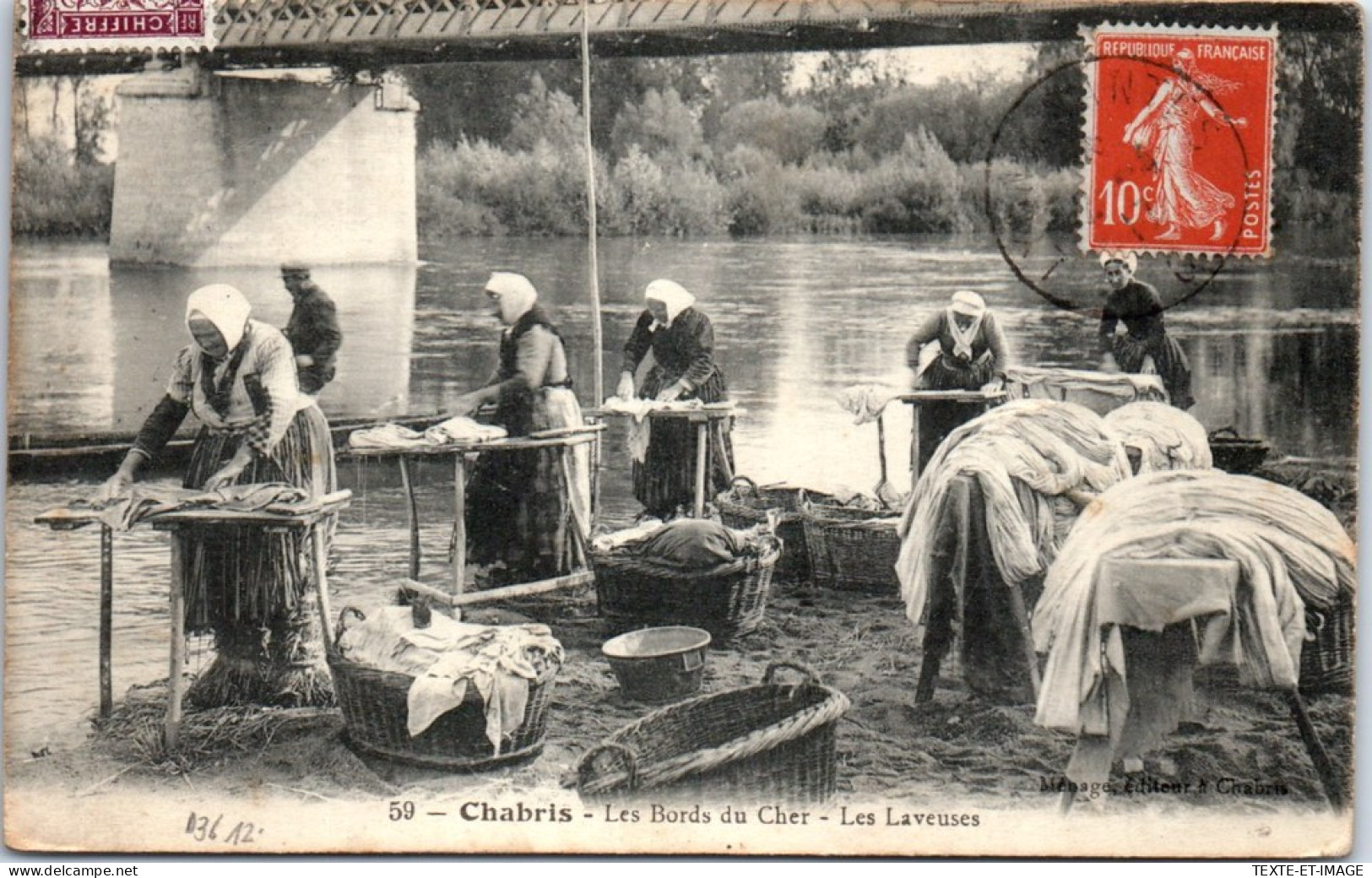 36 CHABRIS - Les Bords Du Cher, Les Laveuses -  - Other & Unclassified