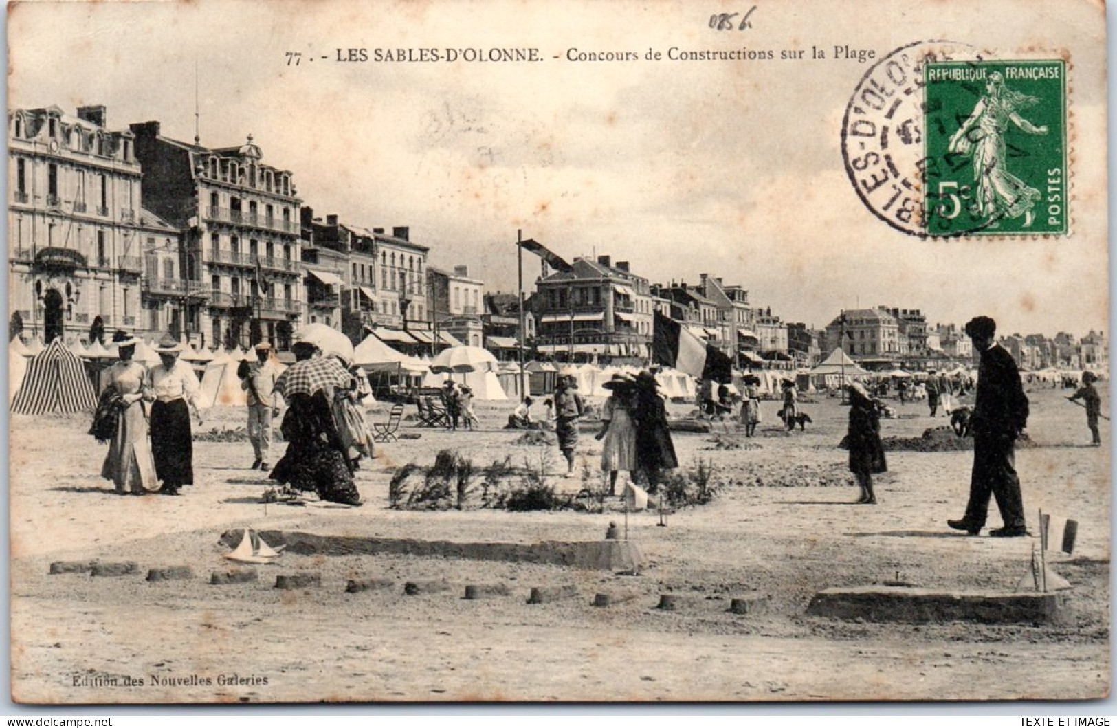 85 LES SABLES D'OLONNE - Constructions Sur La Plage. - Sables D'Olonne