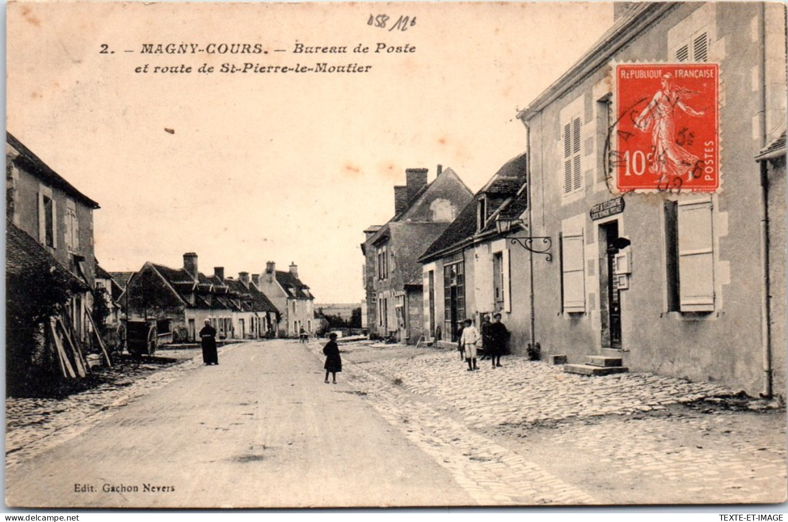 58 MAGNY COURS - Bureau De Poste Route De St Pierre - Altri & Non Classificati