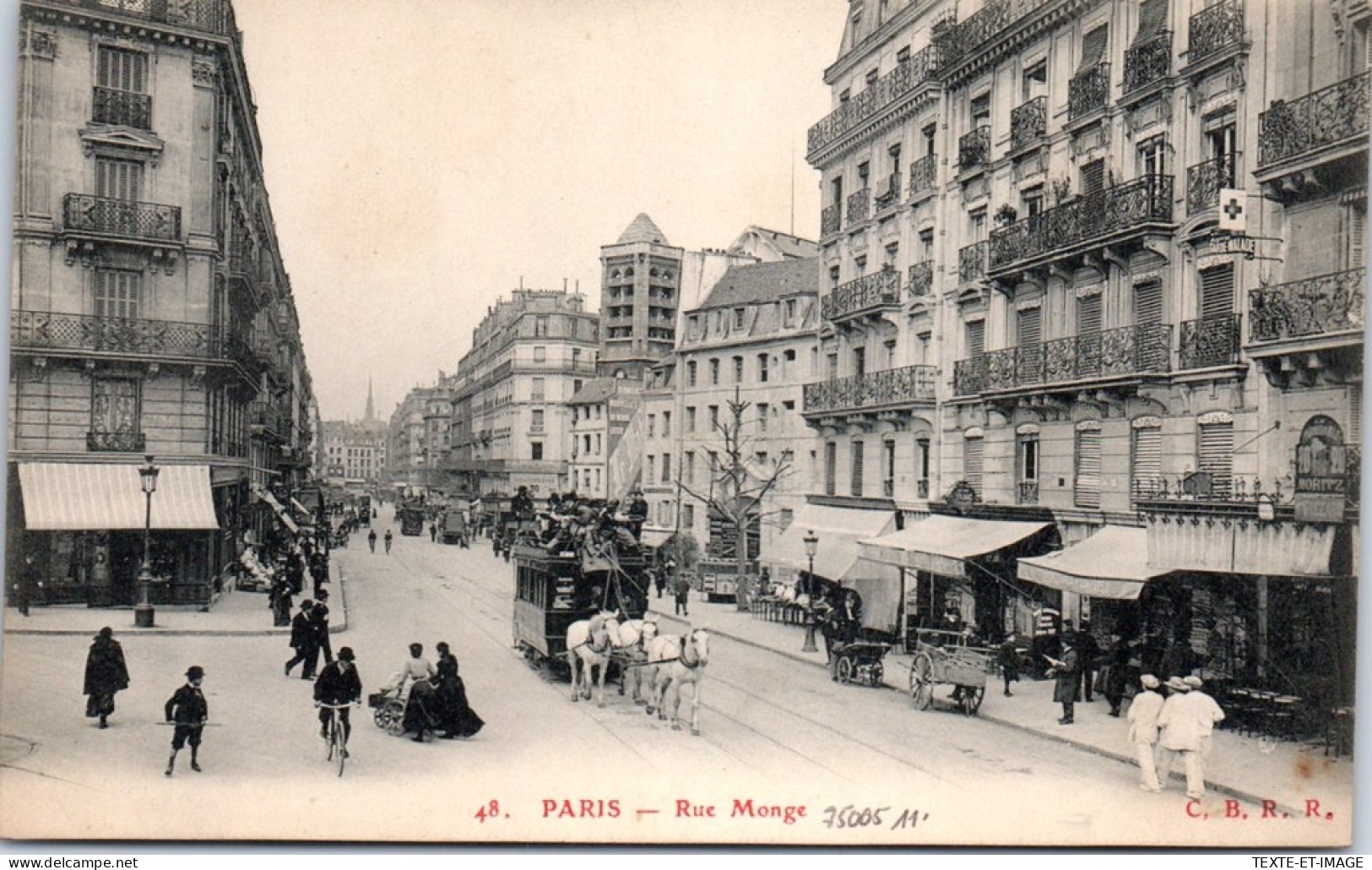 75005 PARIS - Rue Monge. - Distrito: 05