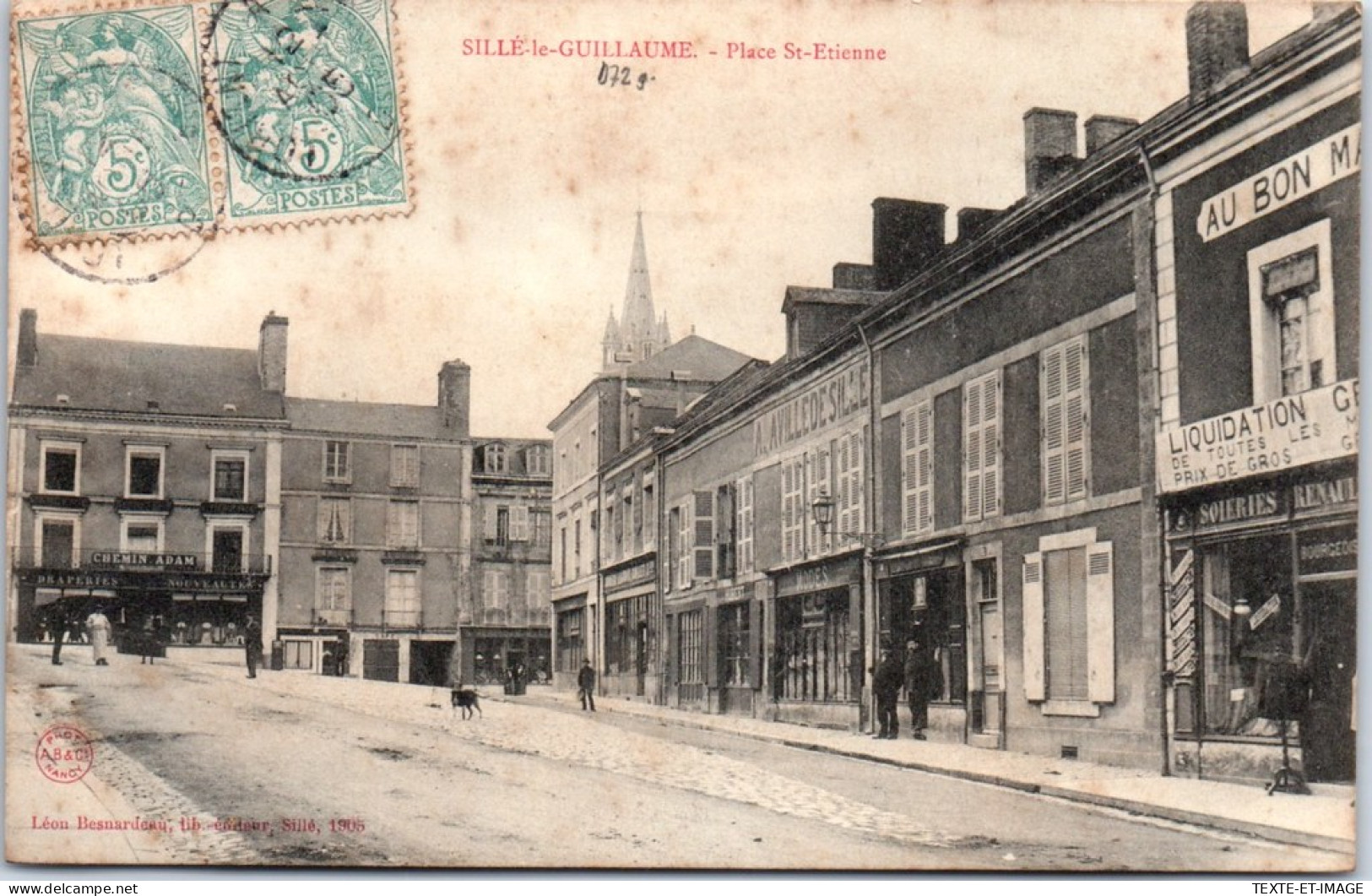 72 SILLE LE GUILLAUME - La Place Saint Etienne  - Sille Le Guillaume