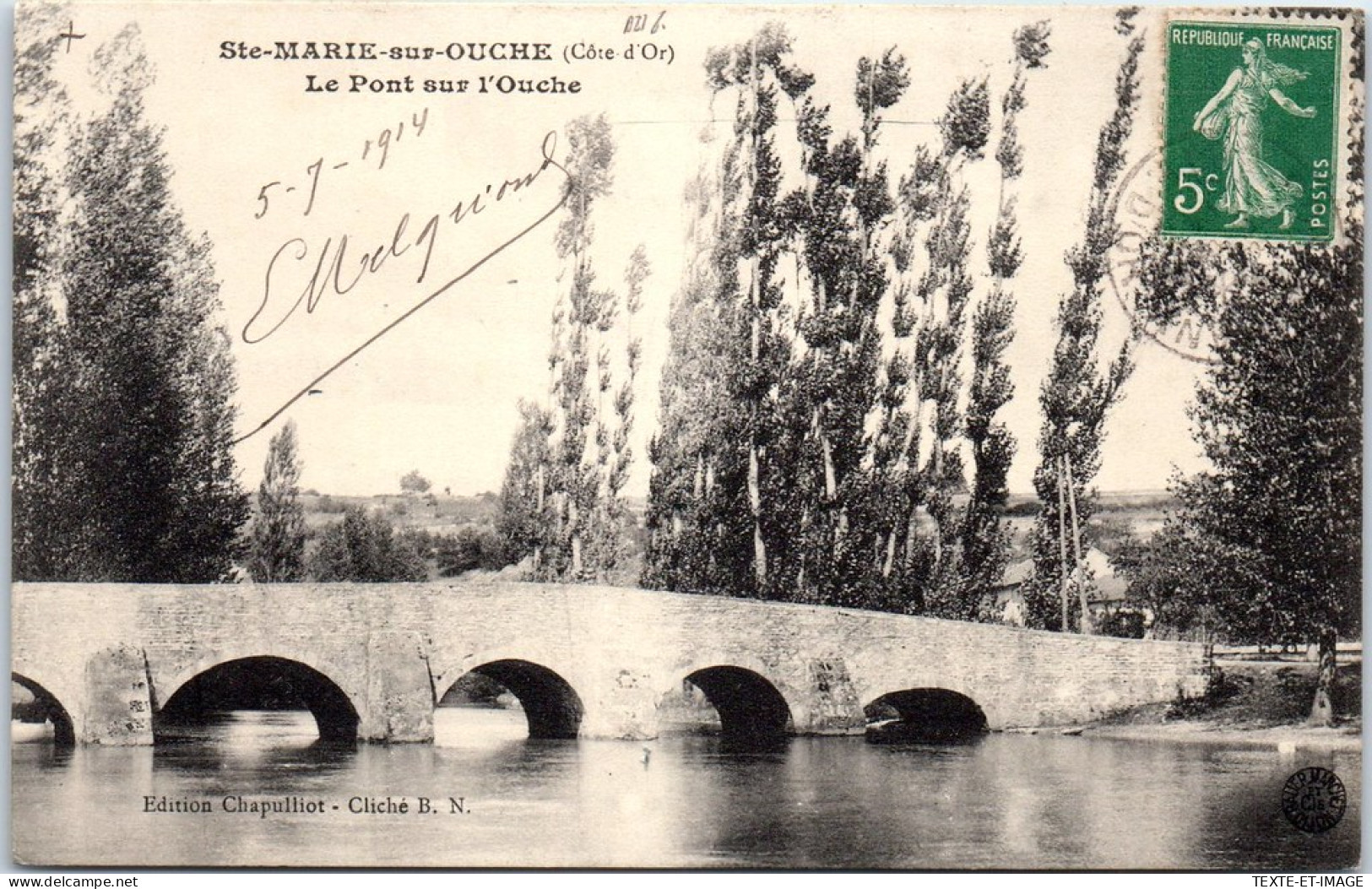 21 SAINTE MARIE SUR OUCHE - Le Pont Sur L'ouche  - Other & Unclassified